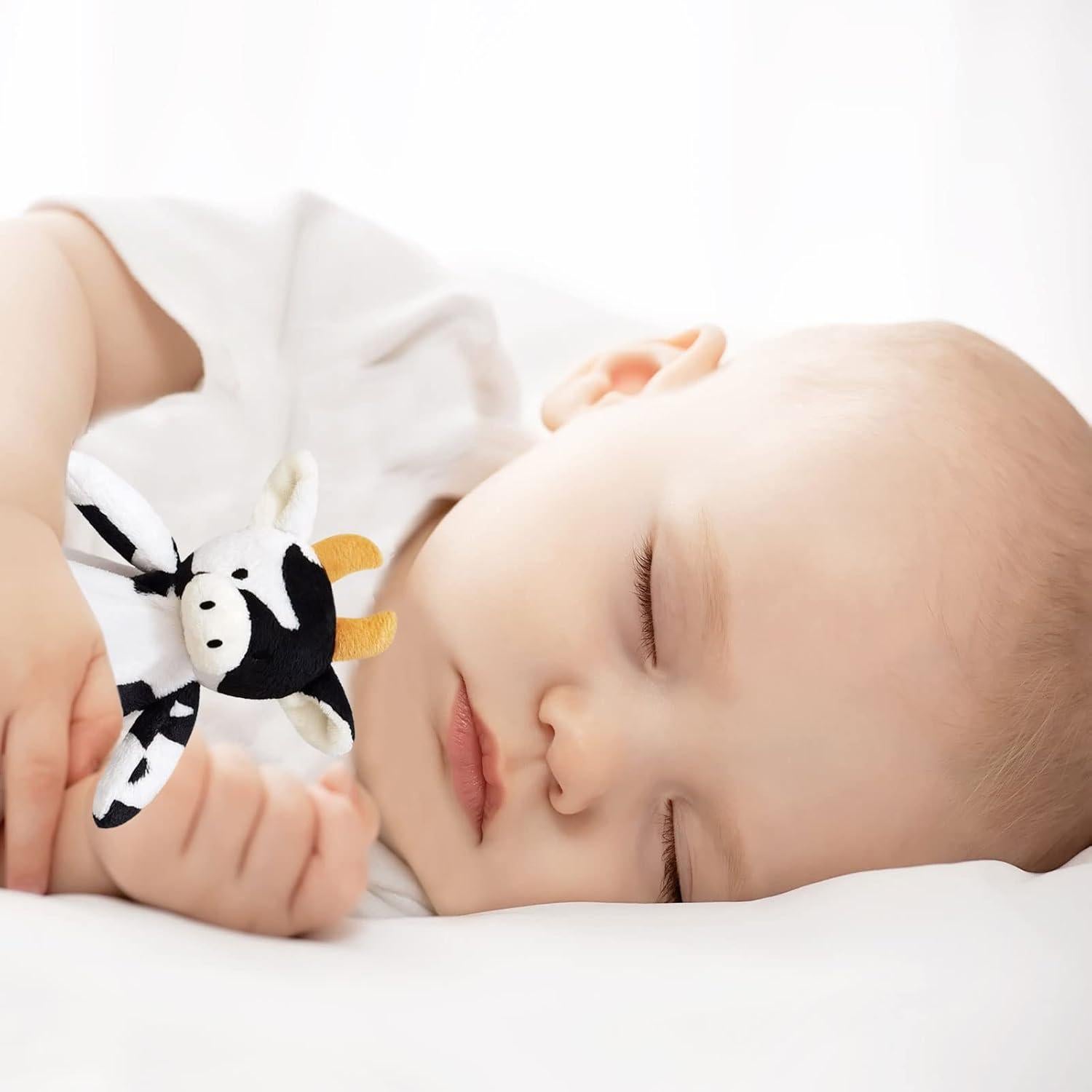 Manta de Seguridad de Peluche Doindute Vaca 33 cm para Bebé