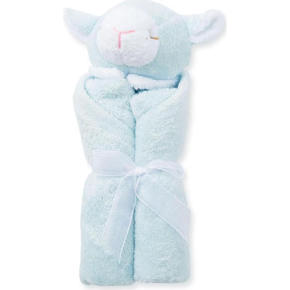 Manta de Viaje Angel Dear Cordero Azul 33x33cm Microfibra