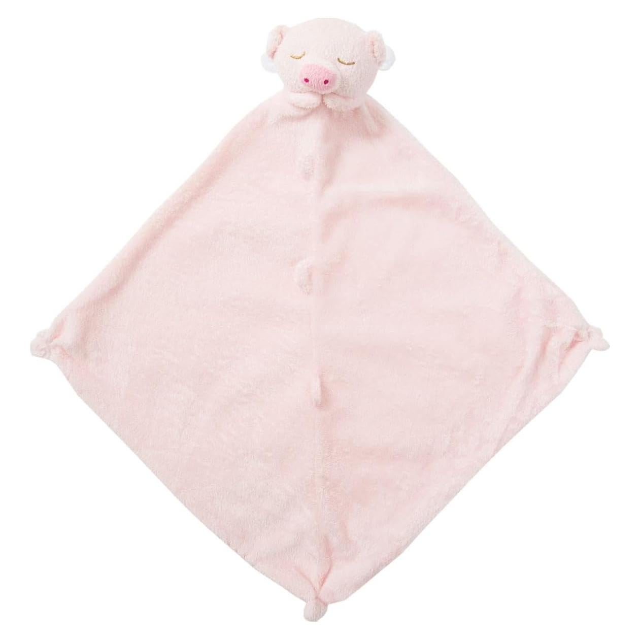 Manta de Viaje Angel Dear Cerdito Rosa 33x33cm Poliester
