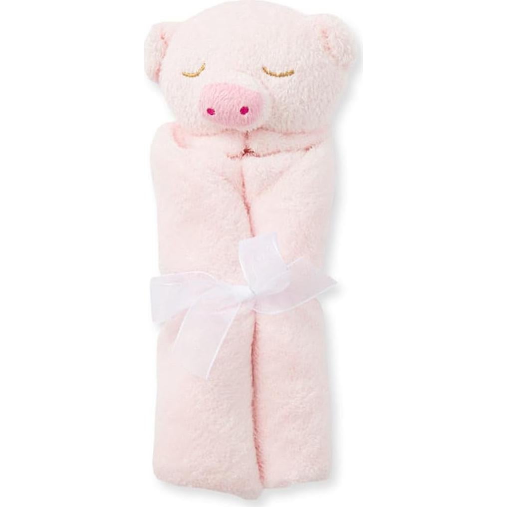 Manta de Viaje Angel Dear Cerdito Rosa 33x33cm Poliester