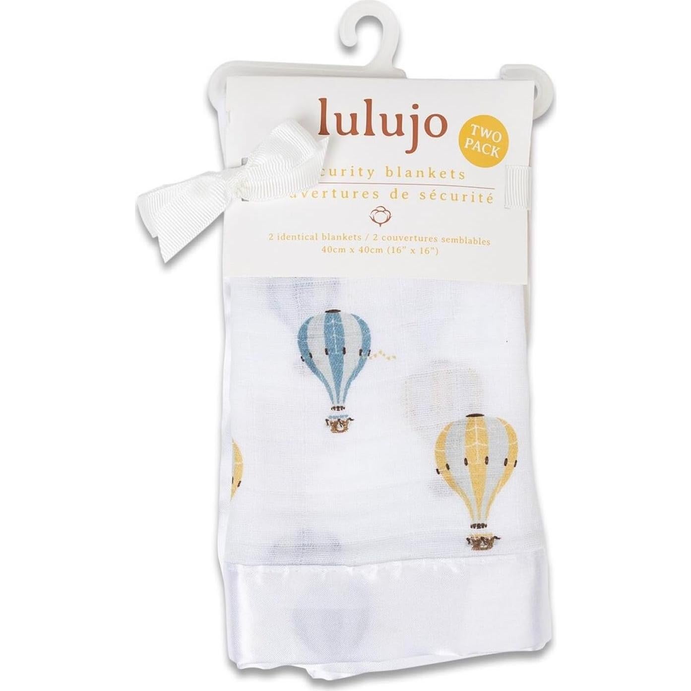 Manta de Seguridad Lulujo 100% Algodón 40.64x40.64cm Globos