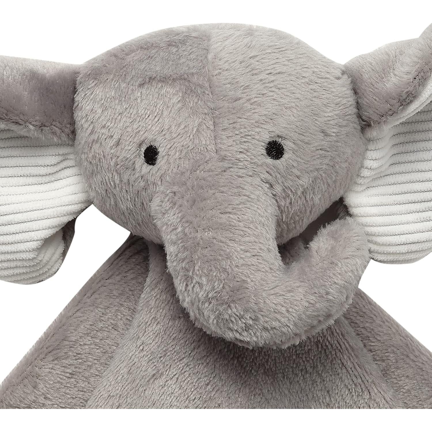 Manta de Seguridad Elefante Gris Lambs & Ivy 30x30 cm