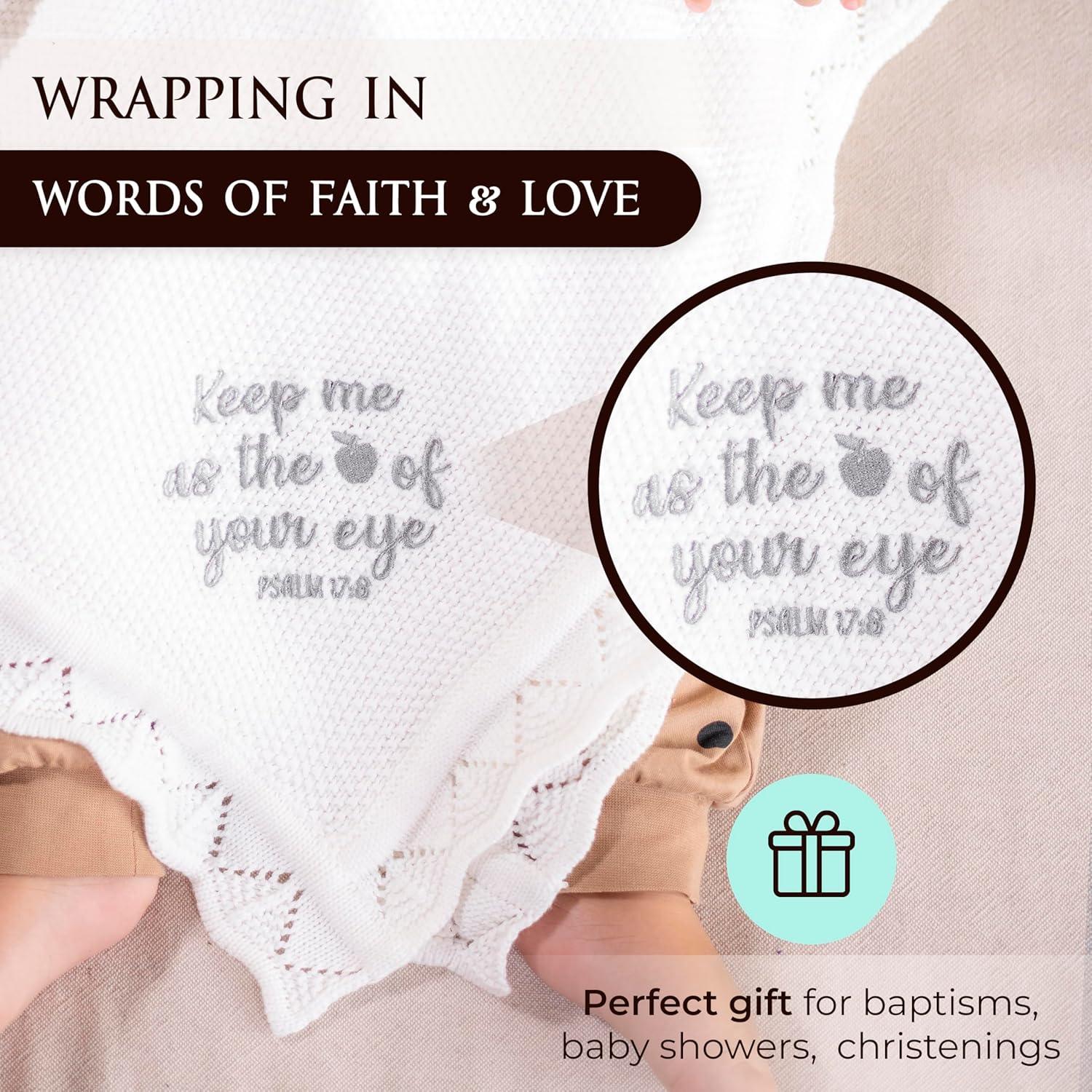 Manta Lovey Bordada para Bebé Tranquil Kiddo Algodón Orgánico