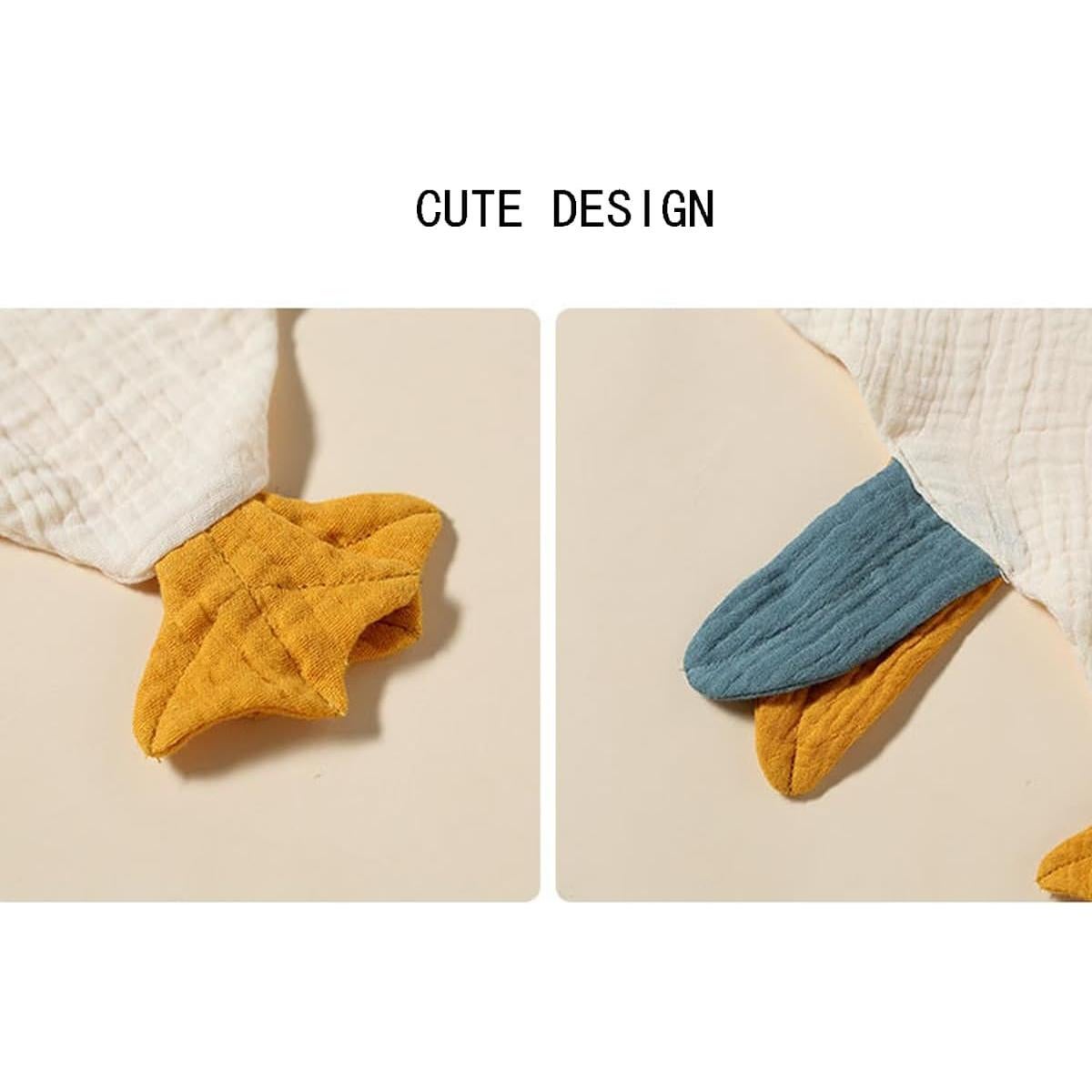 Manta de Seguridad de Algodón Suave TRYUTRY Crema 61x46cm