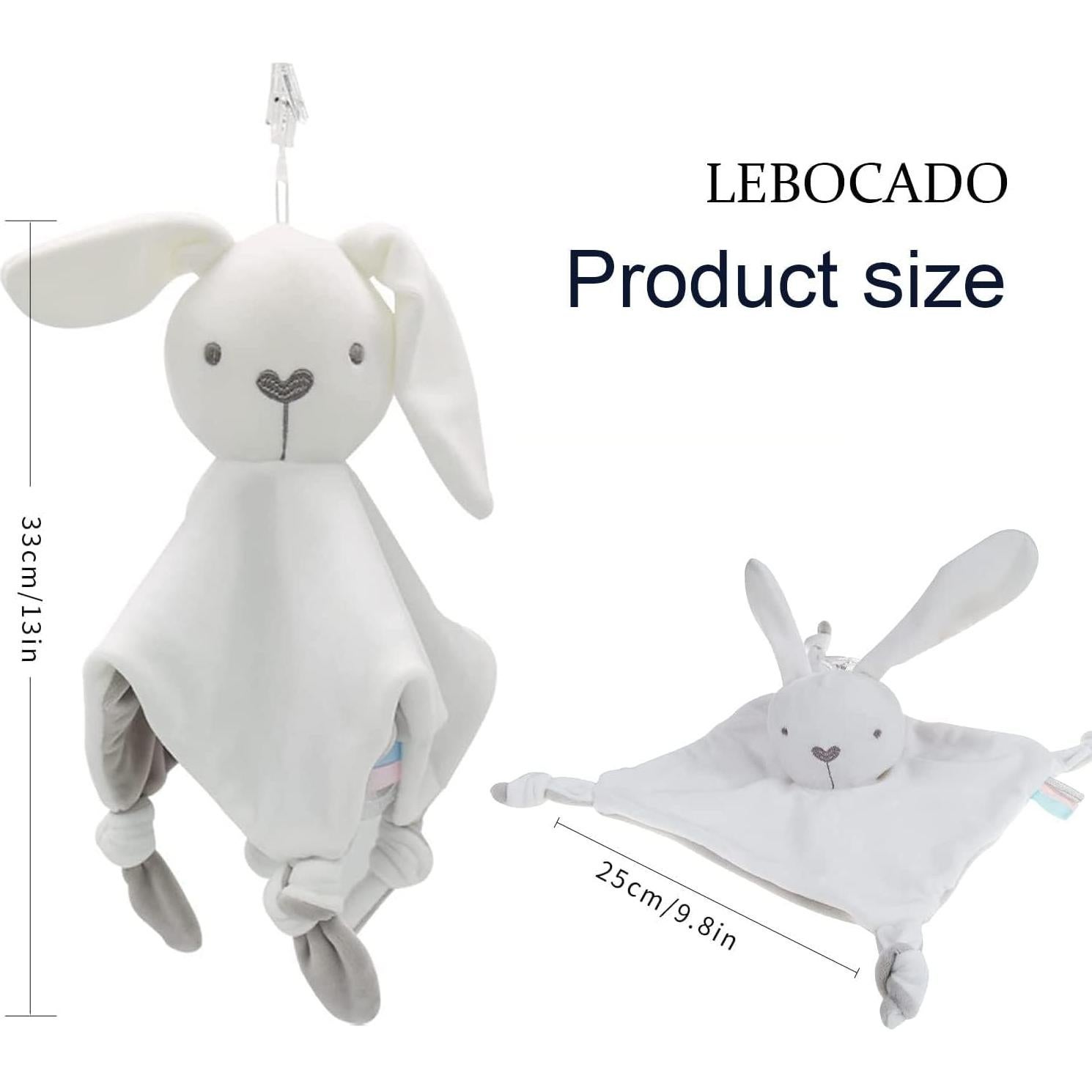 Manta de Seguridad para Bebé LEBOCADO Conejo Suave 15x12 cm