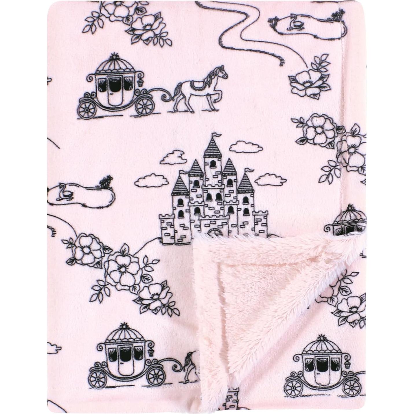 Manta de Felpa para Bebé Hudson Baby Princesa 76x102 cm