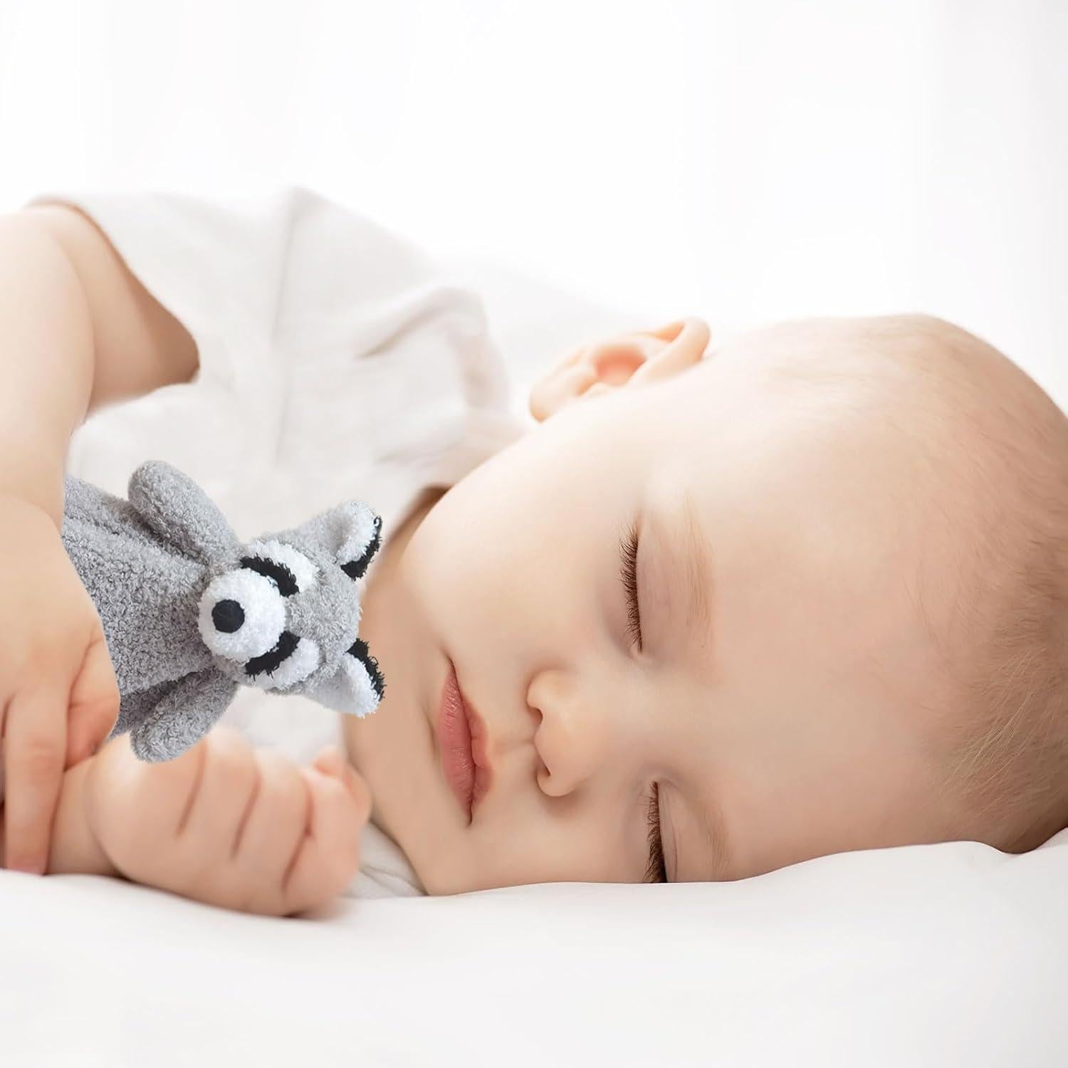 Manta de Seguridad de Peluche Doindute Mapache Gris 35 cm