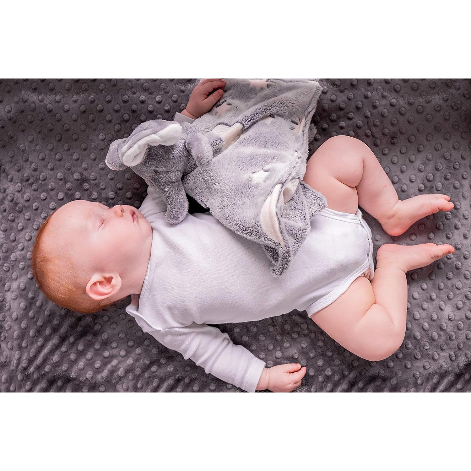 Manta de Seguridad Cree Grandes Sueños Elefante Gris 38x38 cm