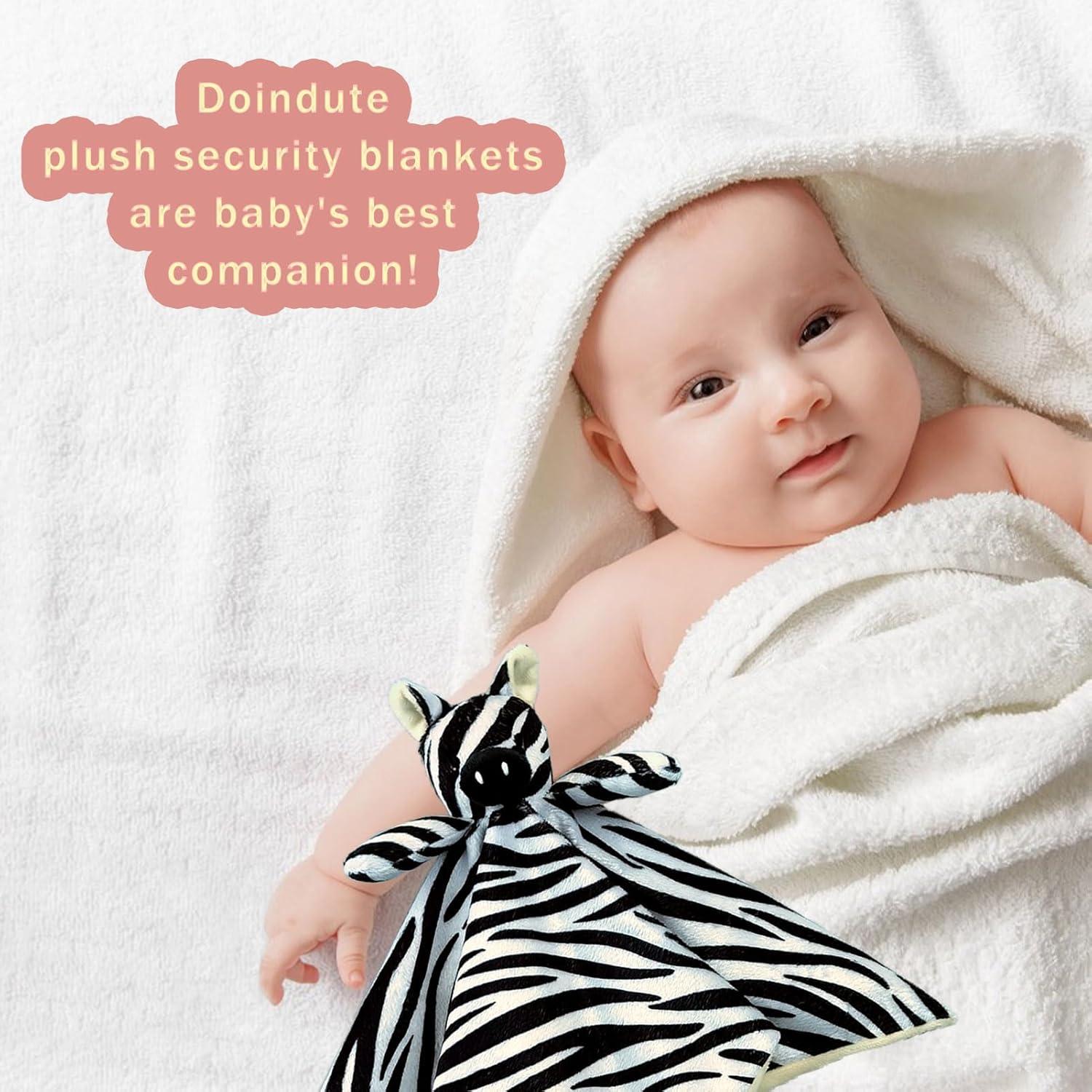 Manta de Seguridad Jirafa Doindute 33 cm Suave para Bebés