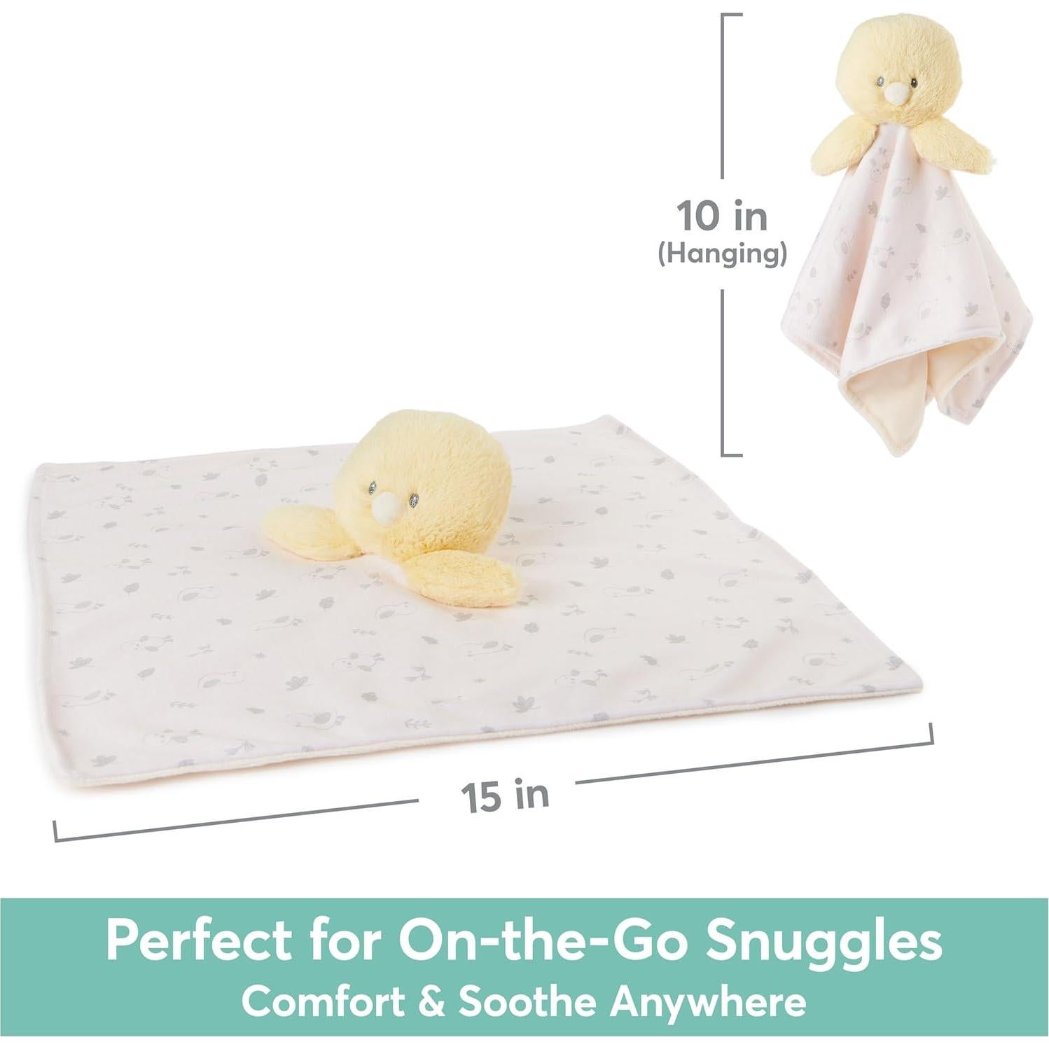 Lovey de Peluche Patito Baby GUND 100% Reciclado 25.4 cm