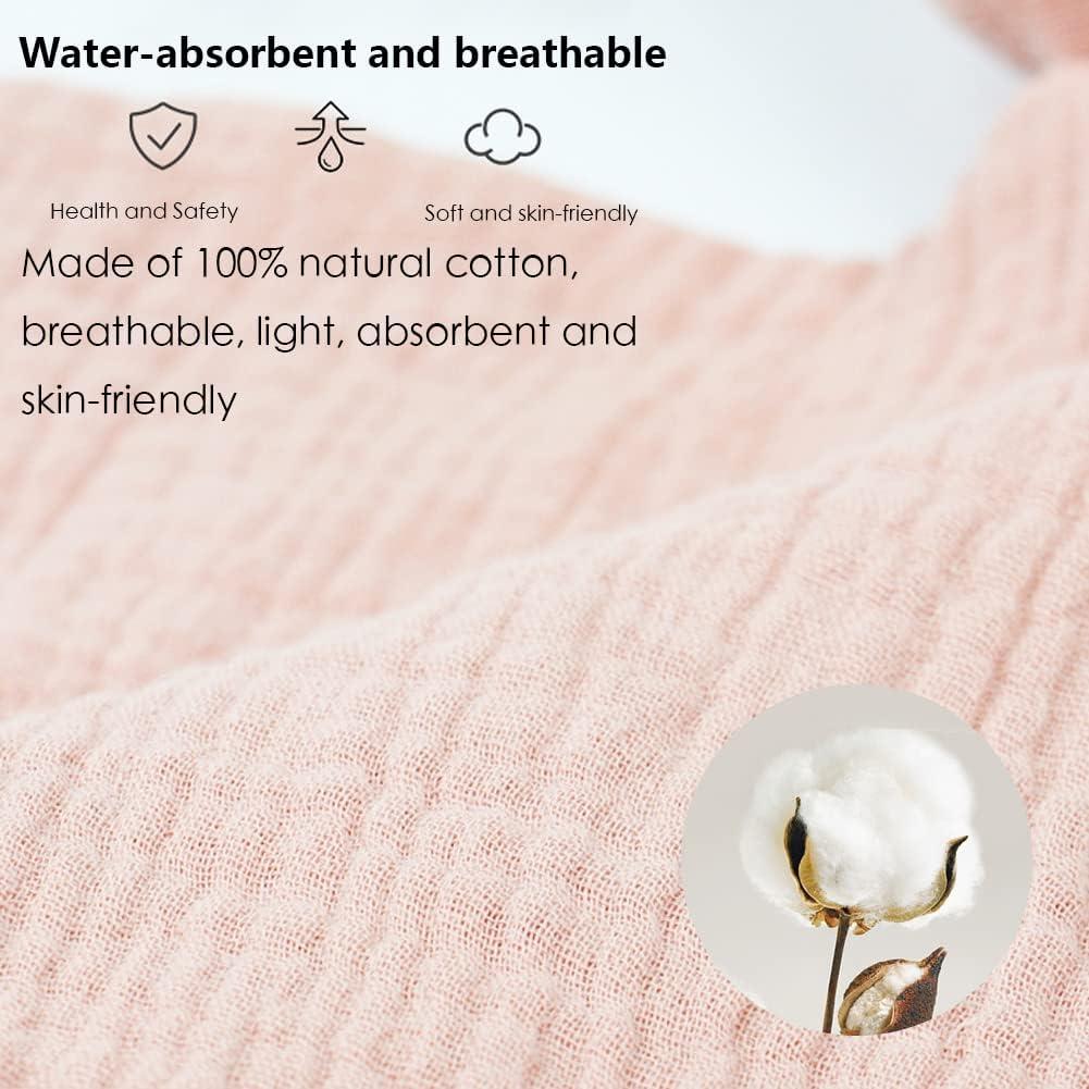 Manta de Muselina Orgánica PEIPEIWU Conejito Suave 22.86 cm