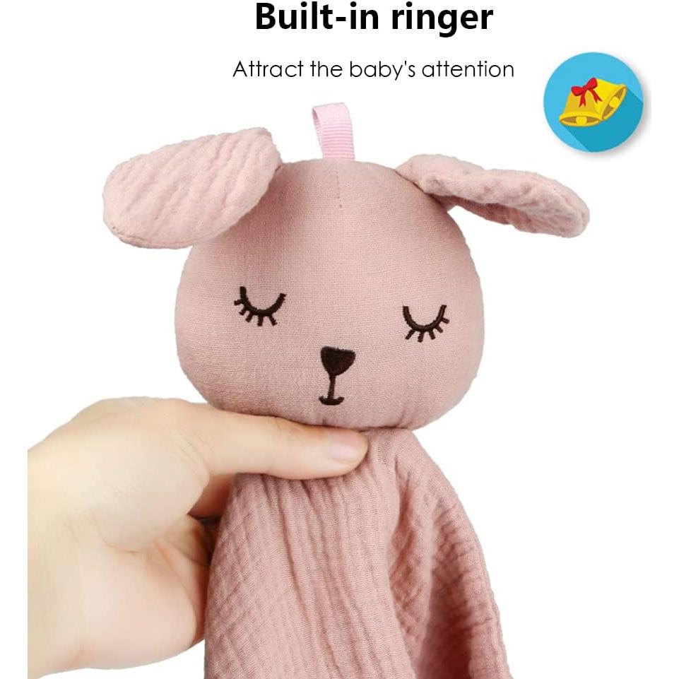 Manta de Muselina Orgánica PEIPEIWU Conejito Suave 22.86 cm