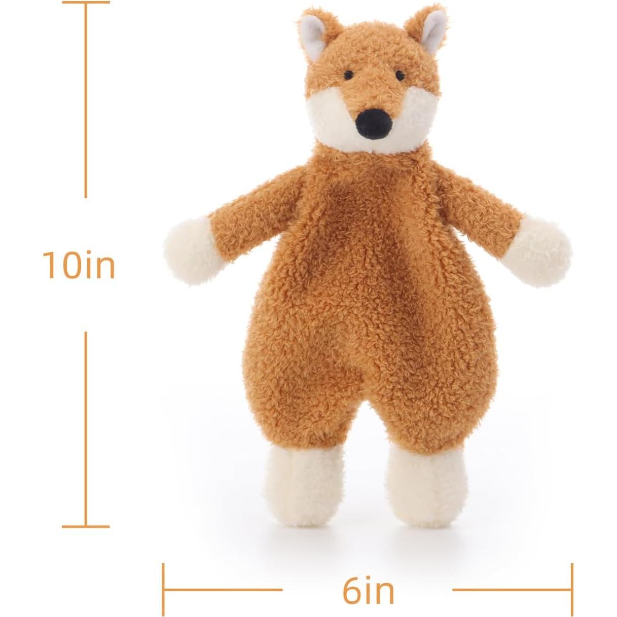 Manta de Seguridad Zorro Cordero Albaricoque 25.4 cm Bebé