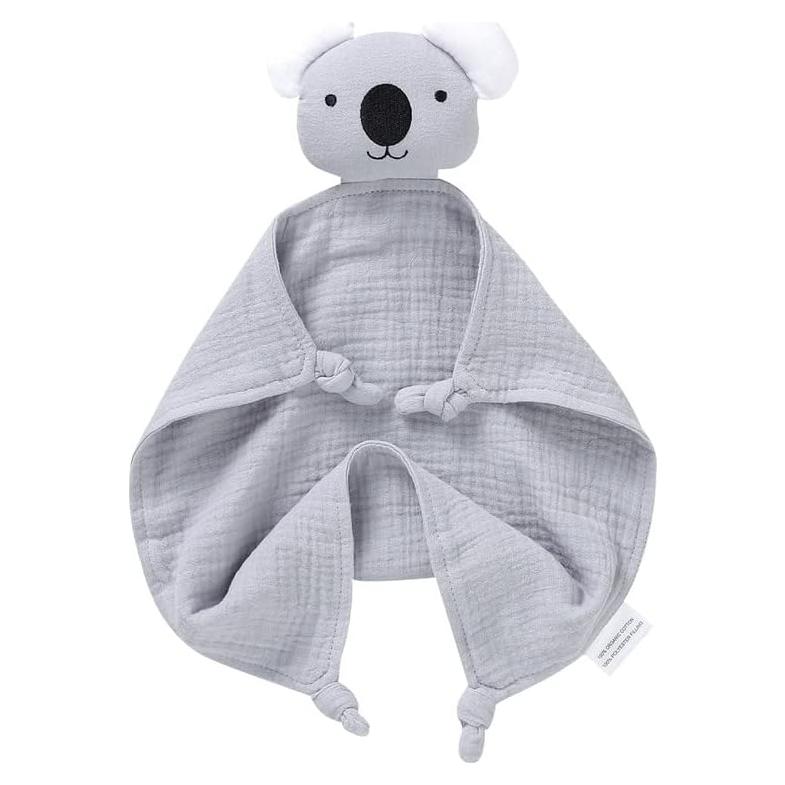 Manta de Seguridad para Bebés LAWKUL Koala Gris 40x40 cm