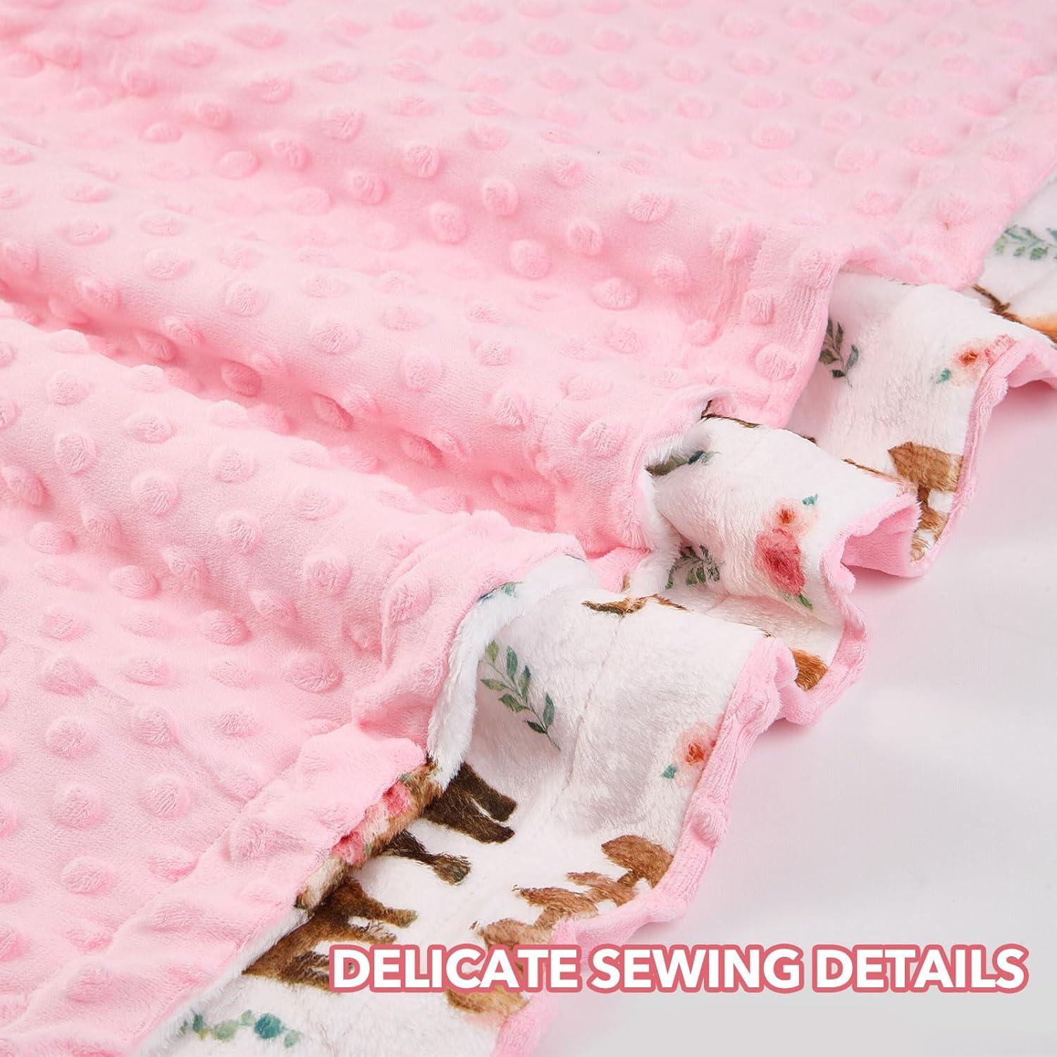 Manta de Bebé DCOOLGO Highland Cow Lovey 71.1x101.6 cm