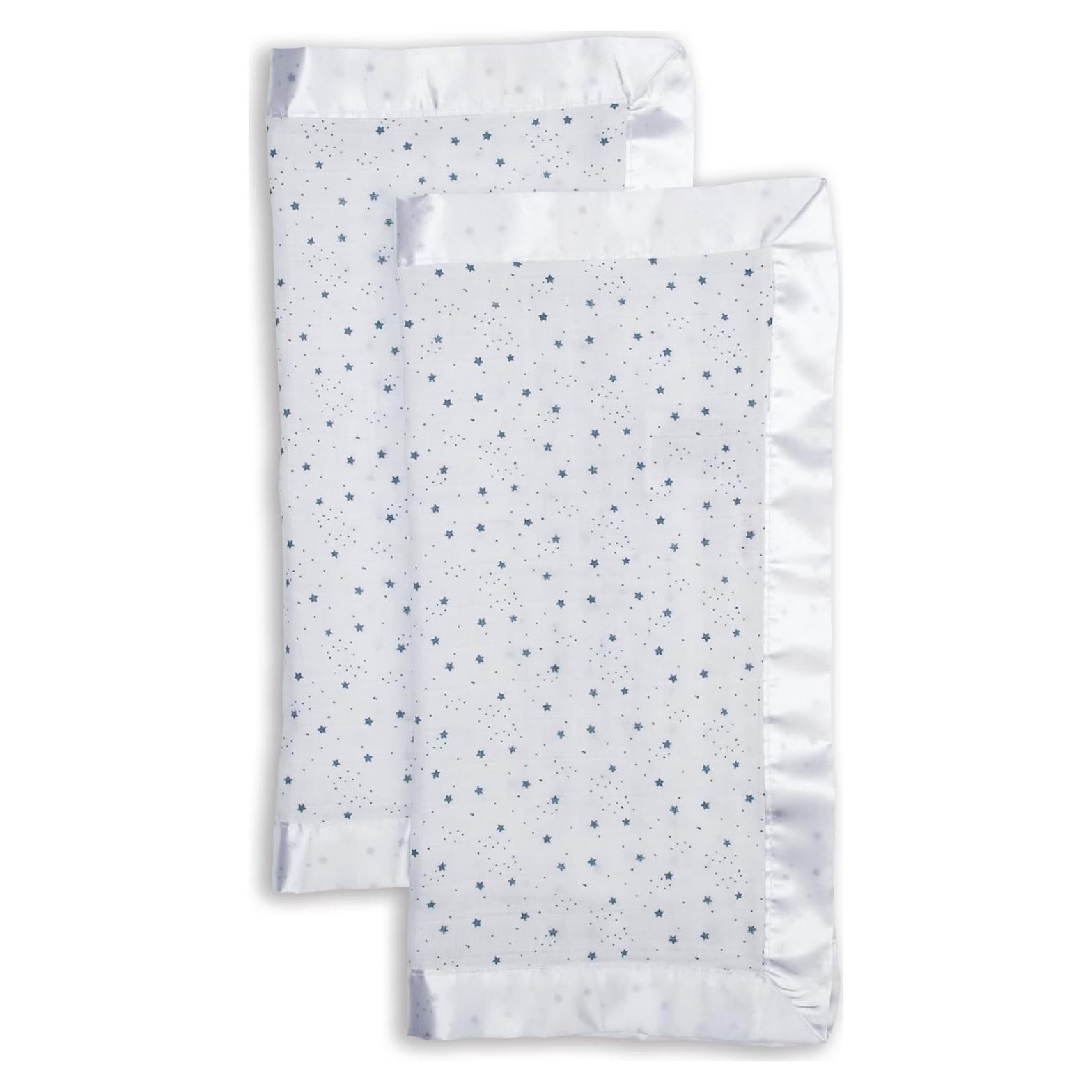 Juego de Mantitas de Seguridad Lulujo 100% Algodón Estrellas 40.64 cm