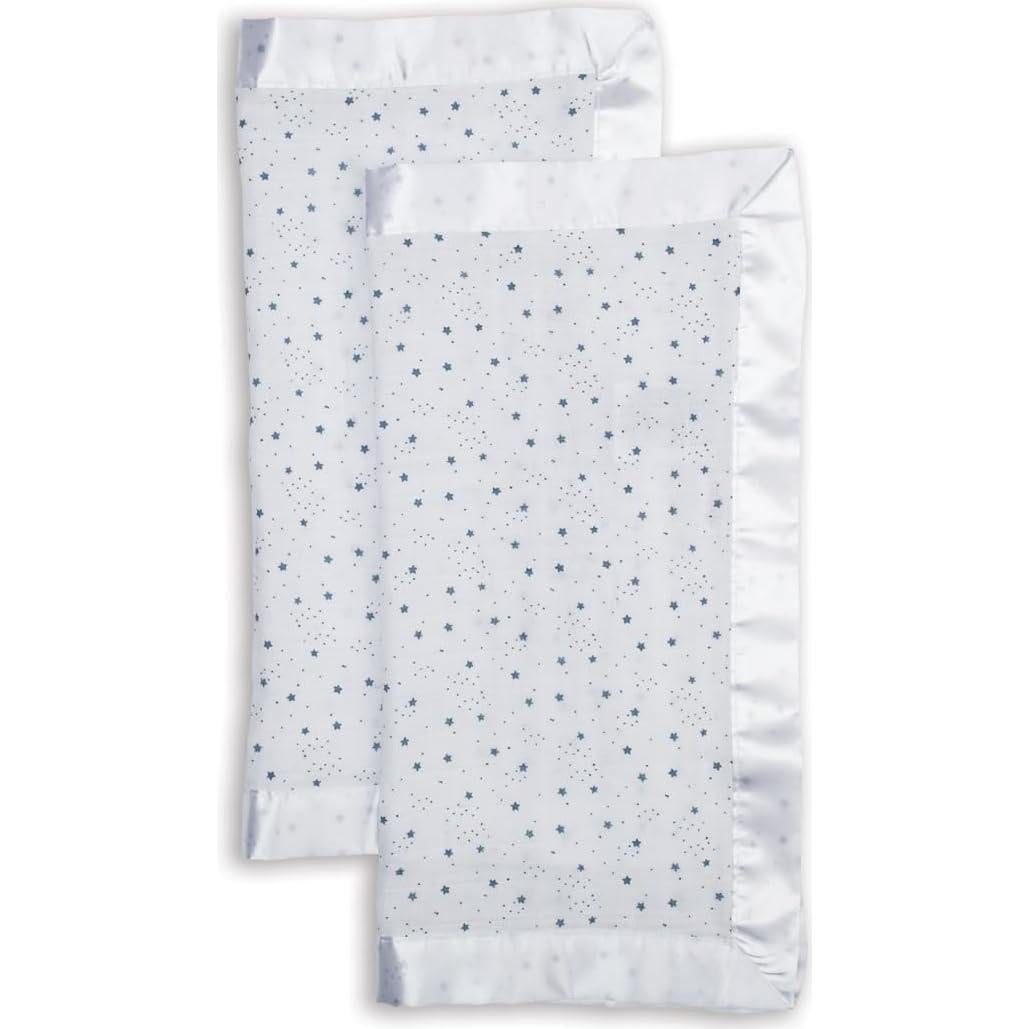 Juego de Mantitas de Seguridad Lulujo 100% Algodón Estrellas 40.64 cm