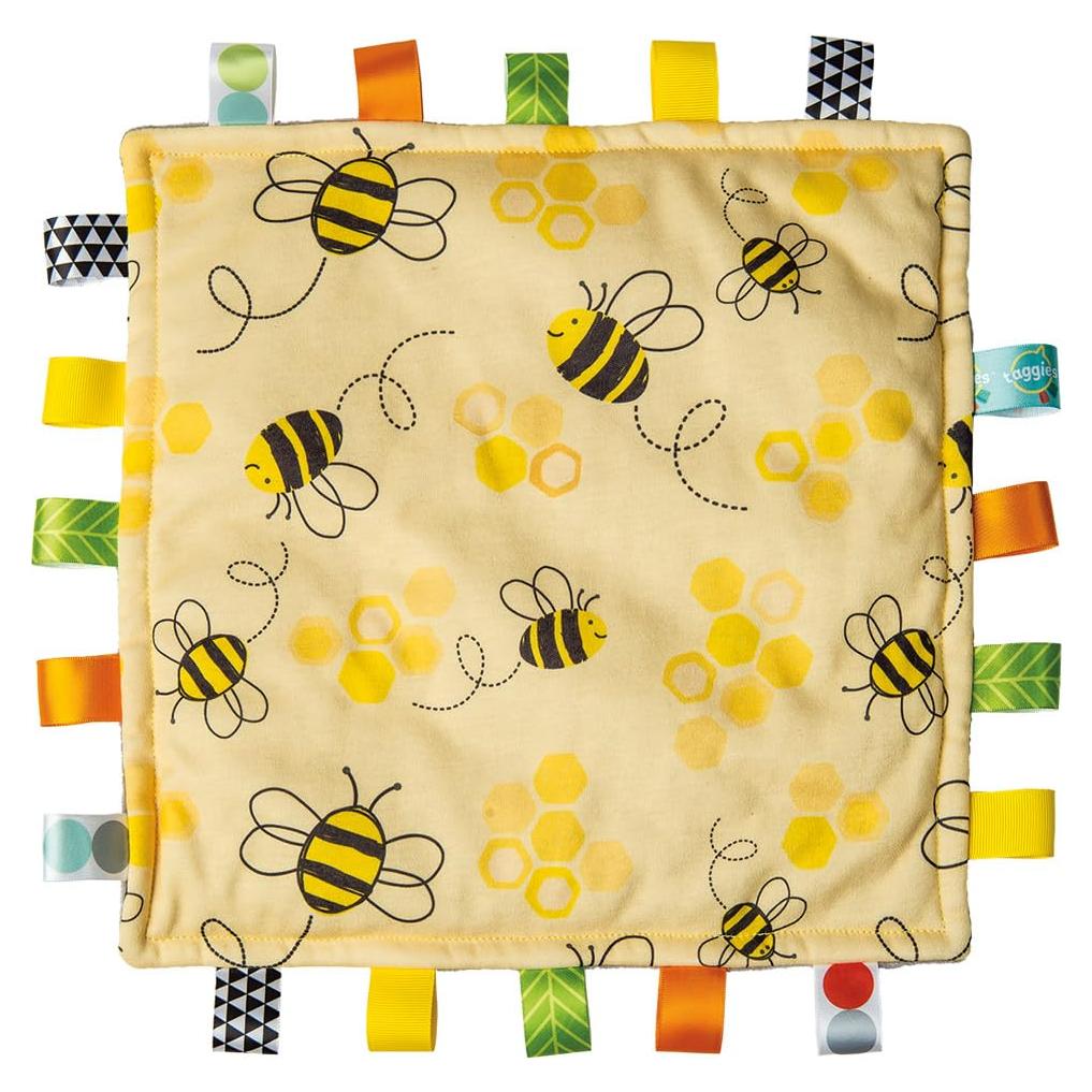 Manta de Seguridad para Bebé Mary Meyer Taggies 30x30 cm Abejas
