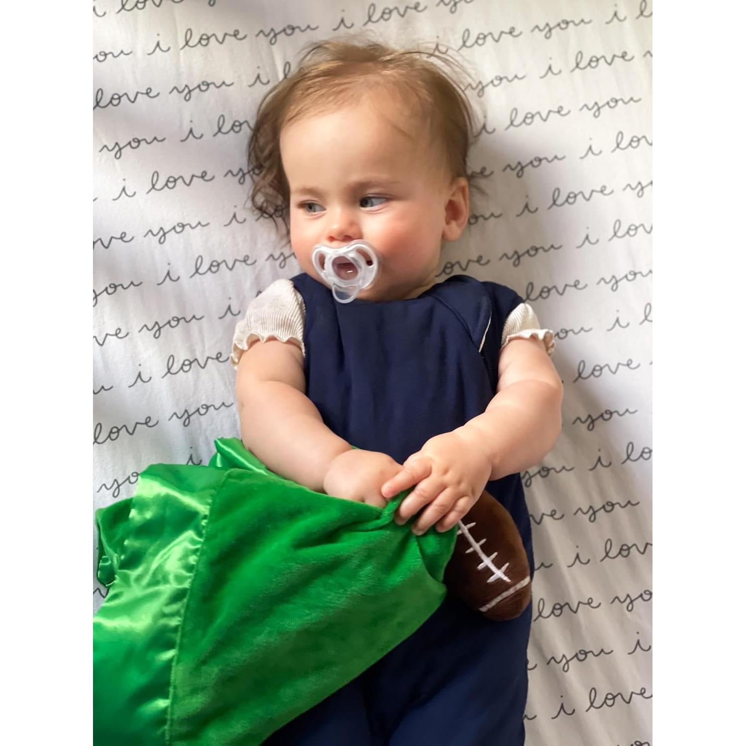 Manta de Seguridad para Bebé Yikes Twins Fútbol 50.8x50.8cm