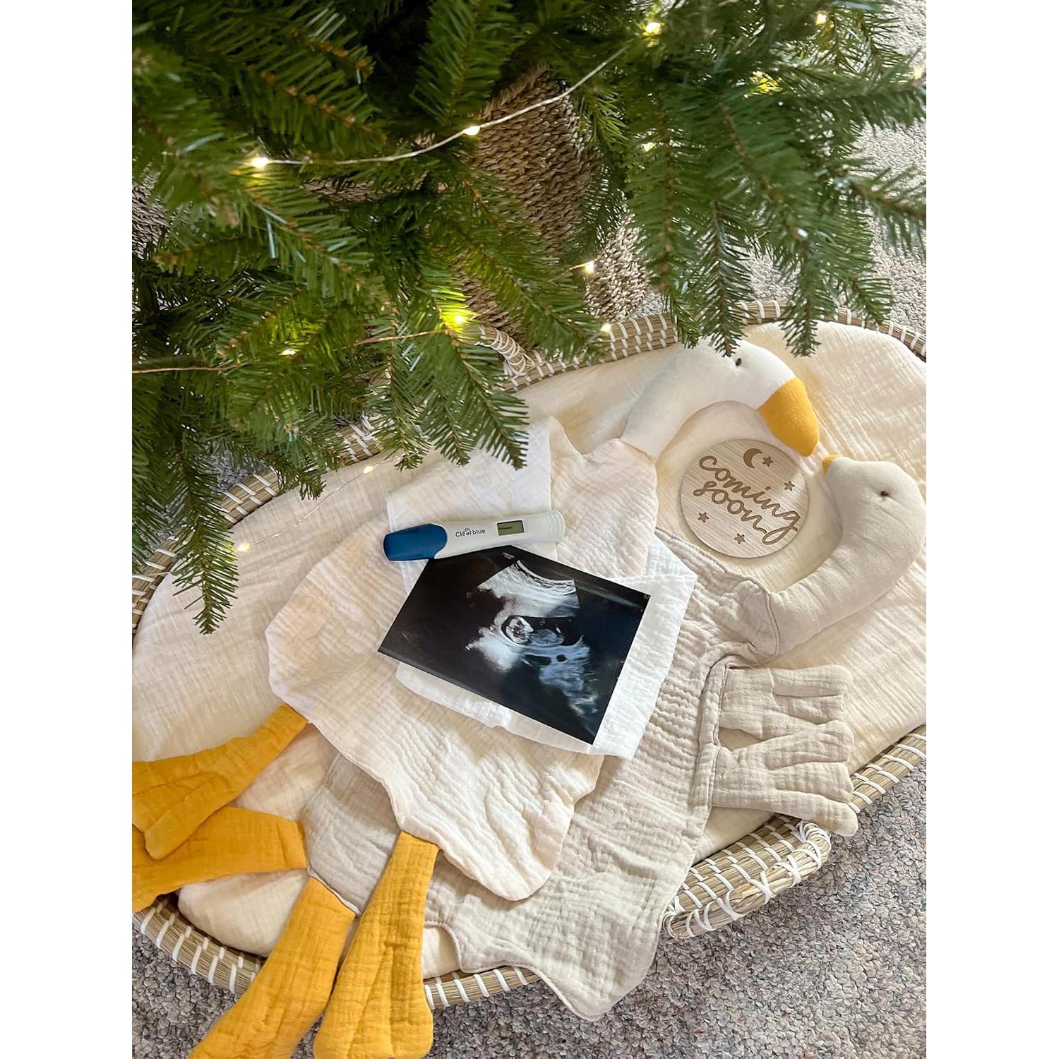 Manta de Juguete para Bebés Wimist Pato Suave Algodón Muslín