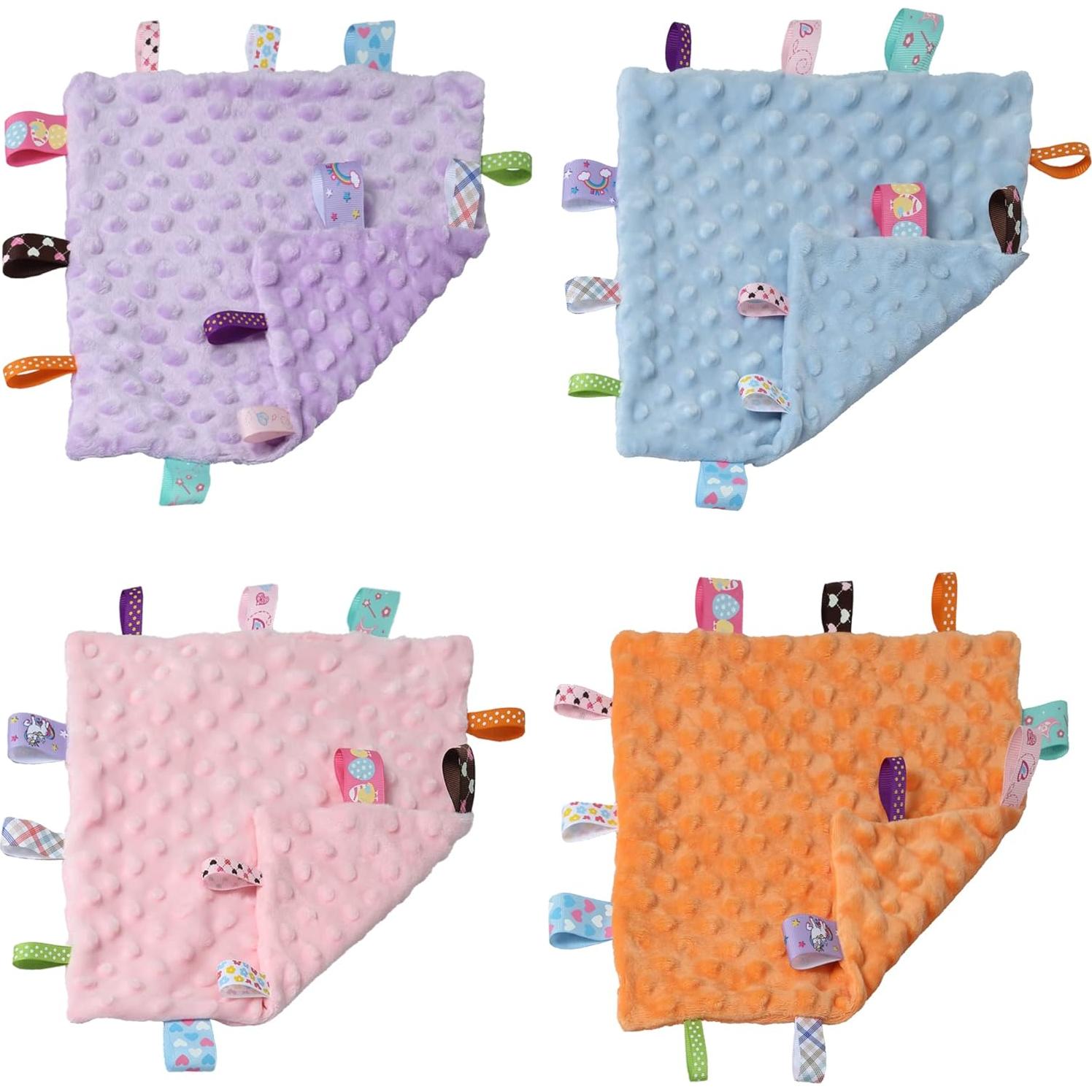 Manta de Seguridad CREVENT para Bebés 25.4x25.4cm Rosa