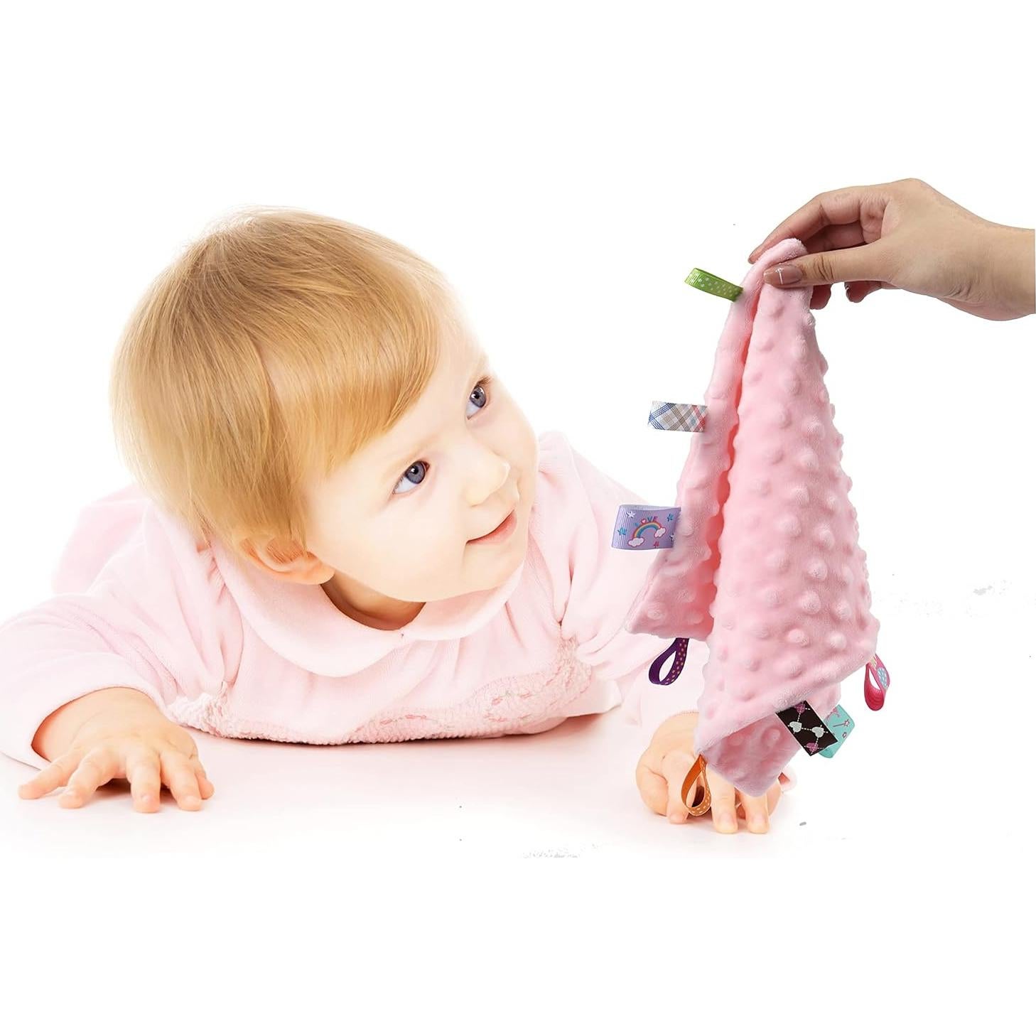 Manta de Seguridad CREVENT para Bebés 25.4x25.4cm Rosa