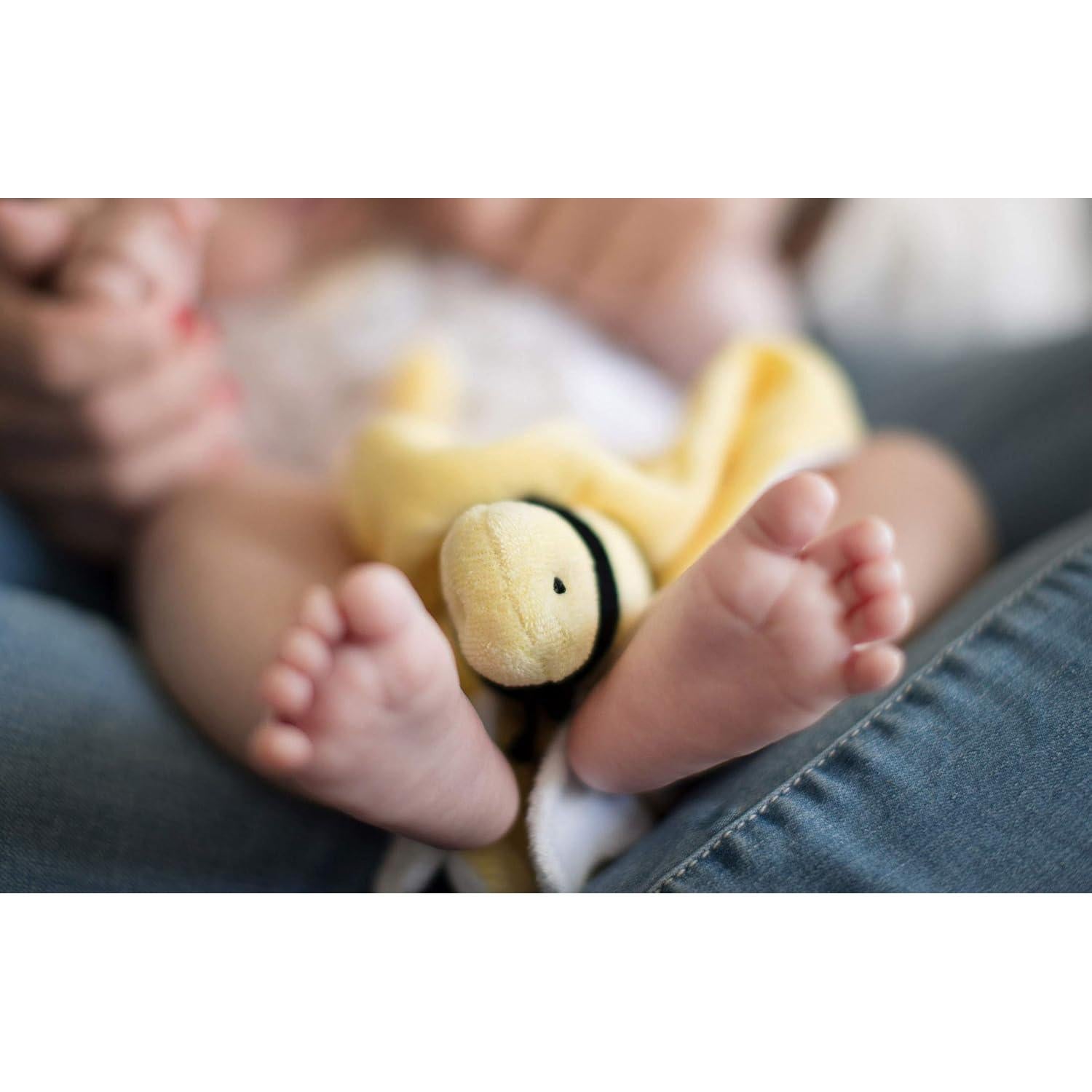 Manta de Seguridad de Peluche Burt's Bees Baby Abeja 30x30 cm