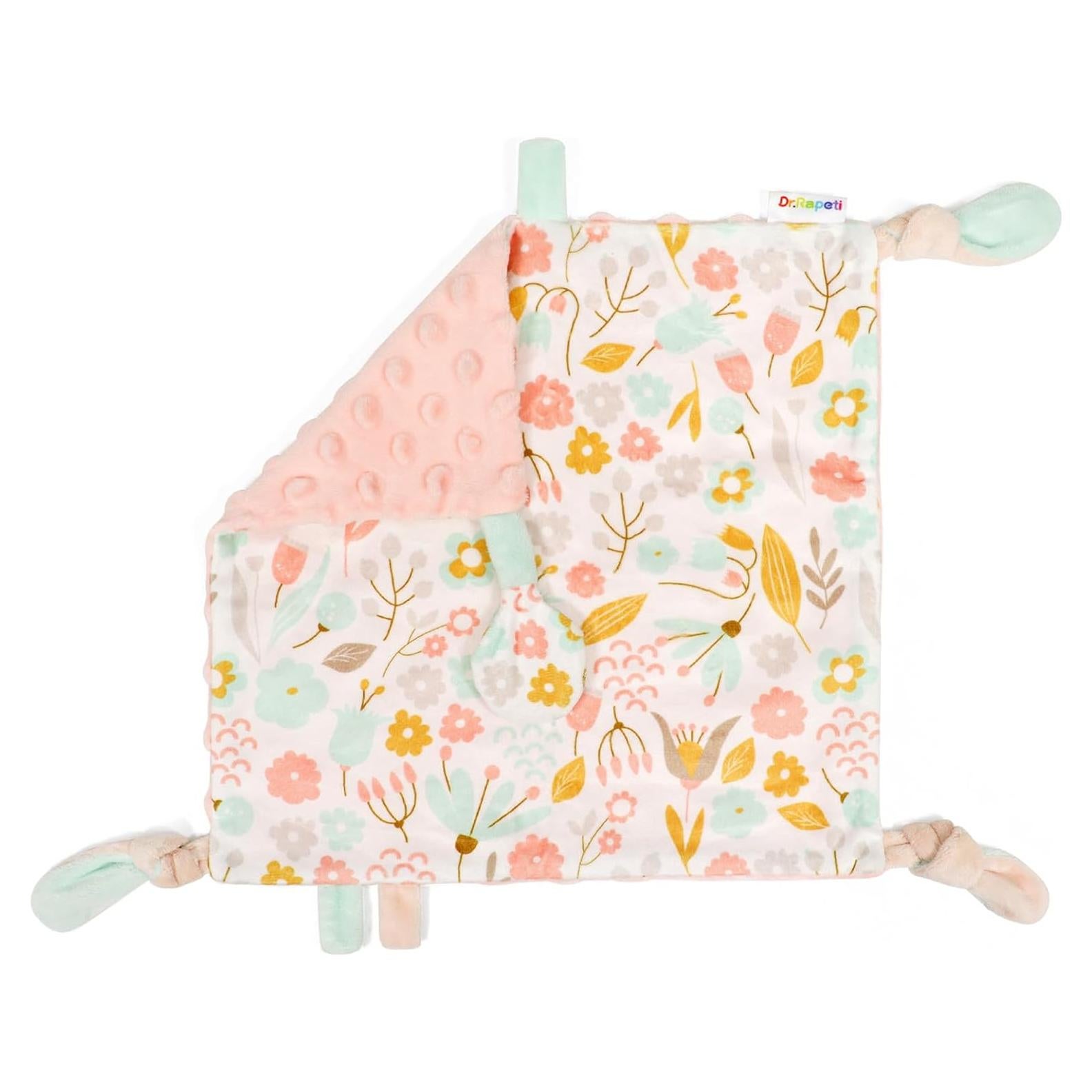 Manta de Seguridad Dr.Rapeti para Bebé 25.4x25.4cm Floral