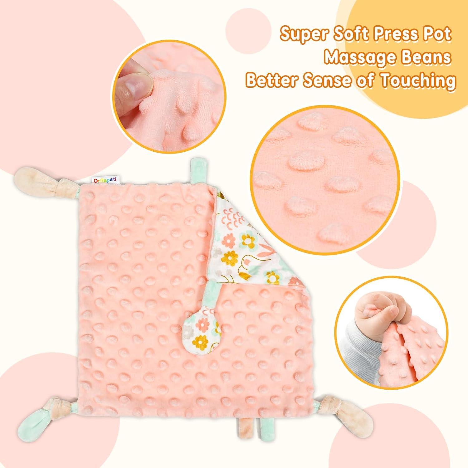 Manta de Seguridad Dr.Rapeti para Bebé 25.4x25.4cm Floral