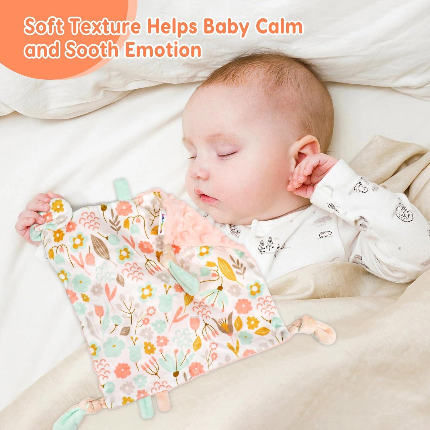 Manta de Seguridad Dr.Rapeti para Bebé 25.4x25.4cm Floral