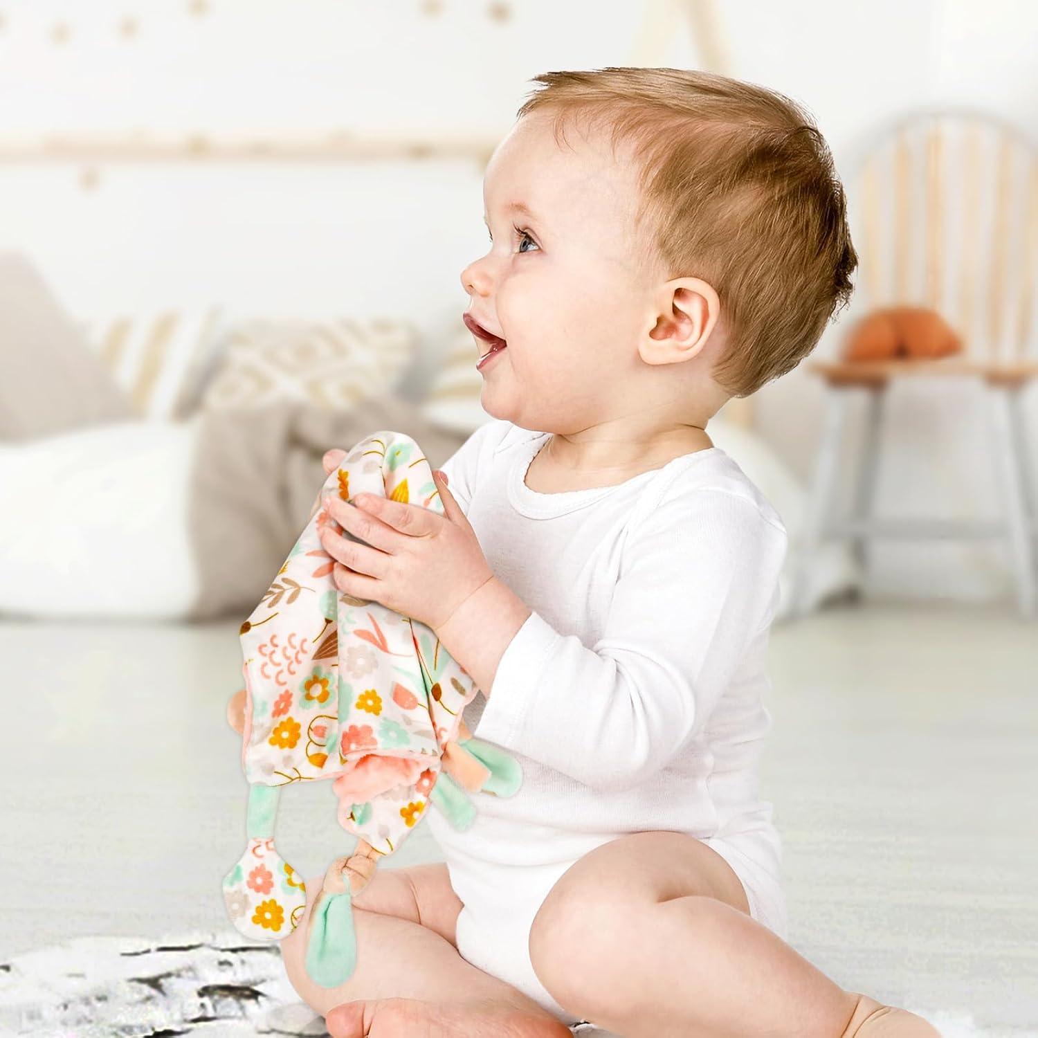 Manta de Seguridad Dr.Rapeti para Bebé 25.4x25.4cm Floral