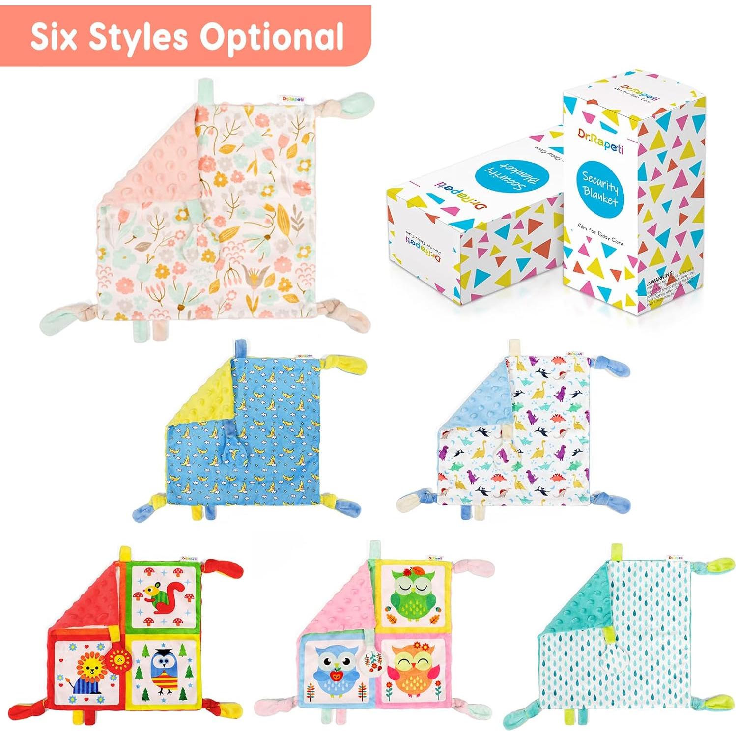 Manta de Seguridad Dr.Rapeti para Bebé 25.4x25.4cm Floral