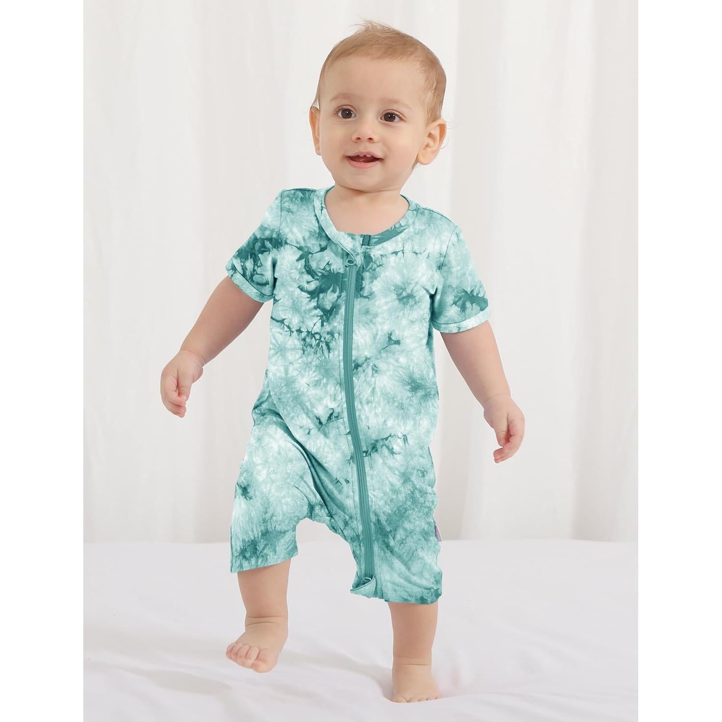 Pijamas de Bebé Jimonda Rayón de Bambú 3 Monos Tie Dye 0-24M