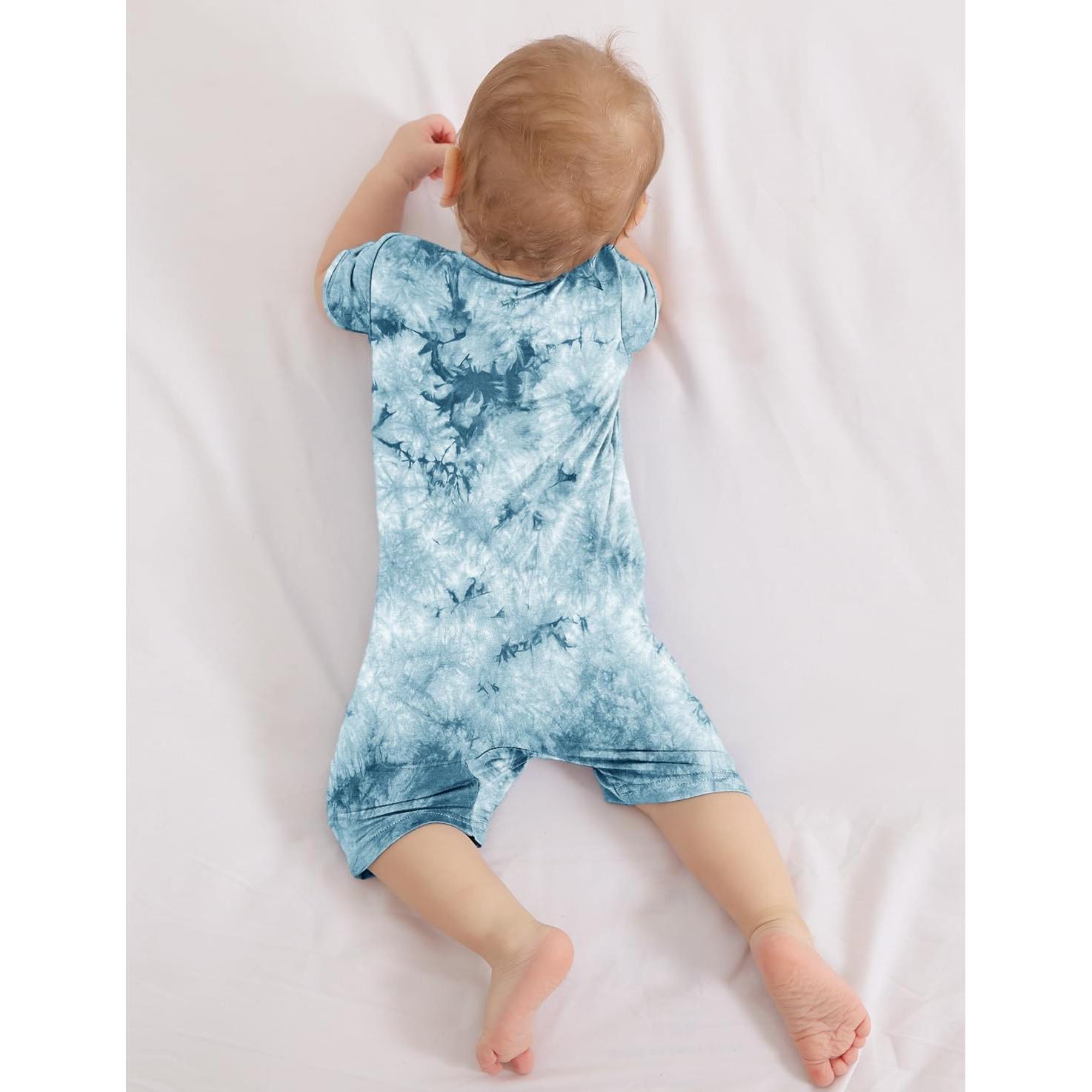Pijamas de Bebé Jimonda Rayón de Bambú 3 Monos Tie Dye 0-24M