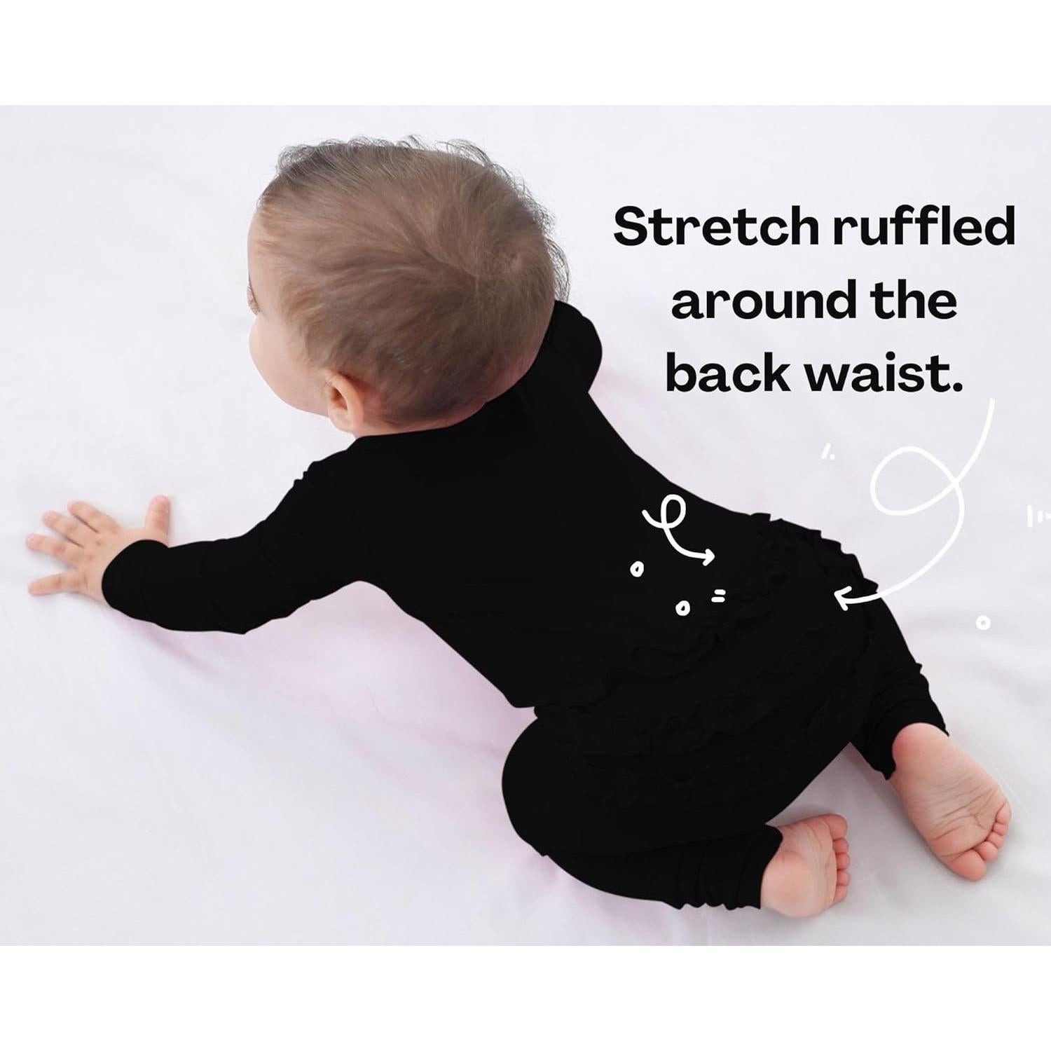 Mono de Bebé GUISBY Rayón Manga Larga 12-18 Meses Negro