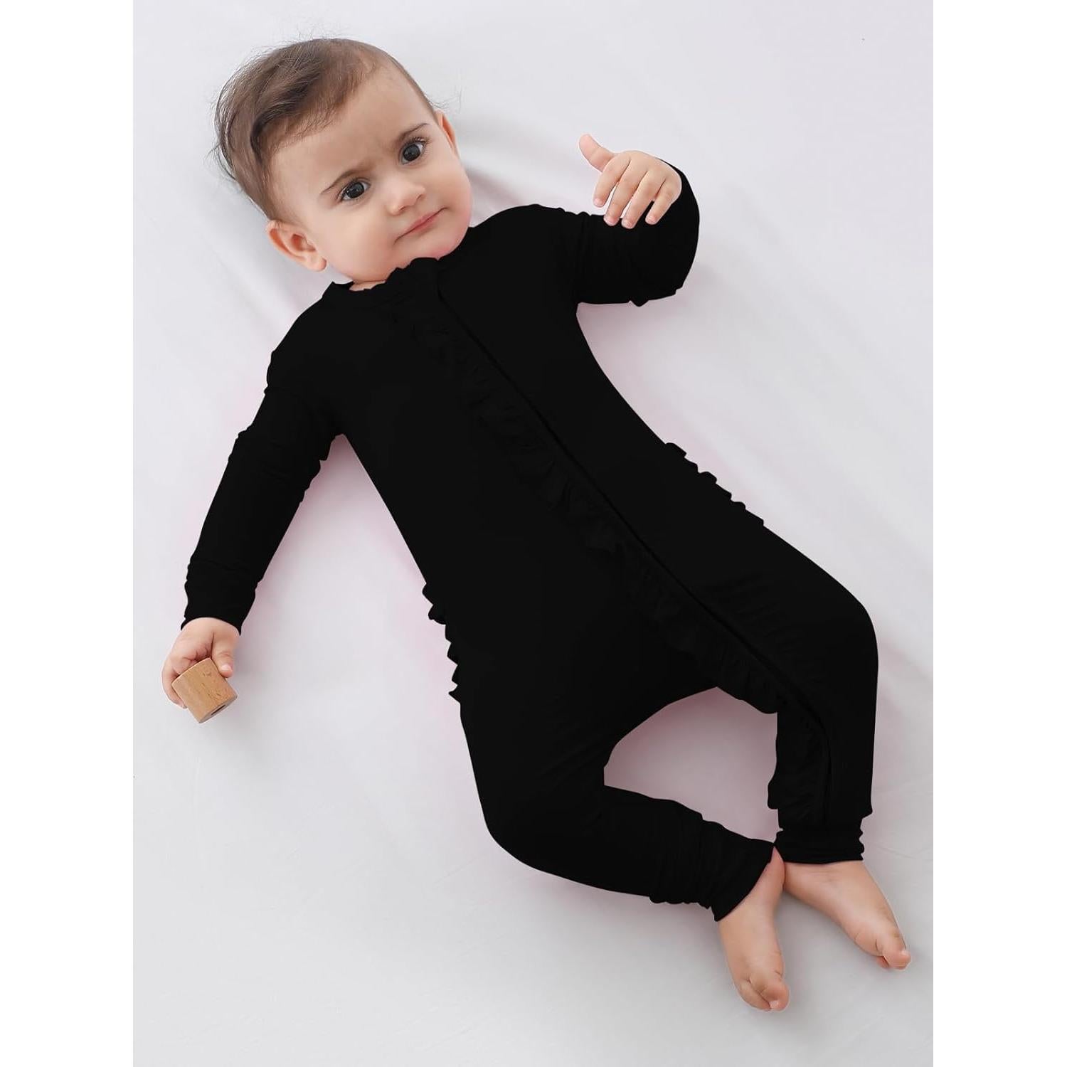 Mono de Bebé GUISBY Rayón Manga Larga 12-18 Meses Negro