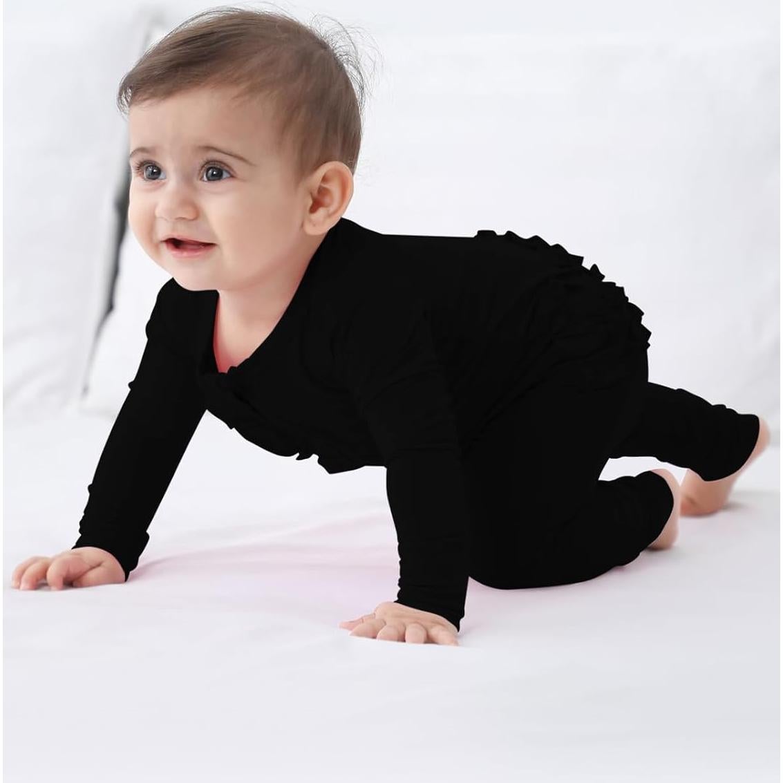 Mono de Bebé GUISBY Rayón Manga Larga 12-18 Meses Negro