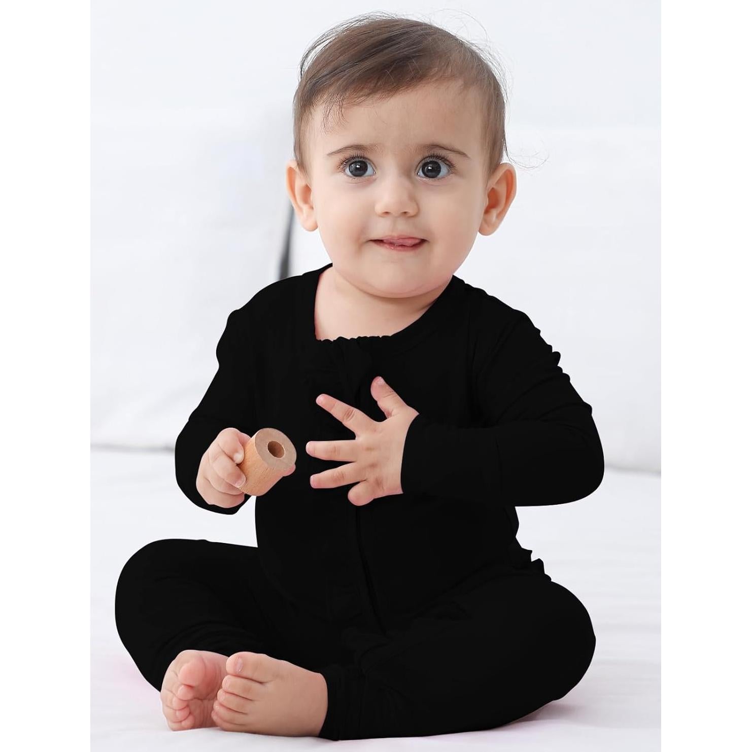 Mono de Bebé GUISBY Rayón Manga Larga 12-18 Meses Negro