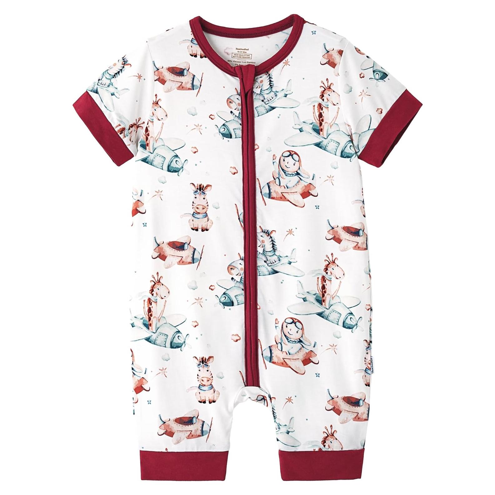 Mono de Bebé Unisex BambooBud 0-3 Meses Manga Corta