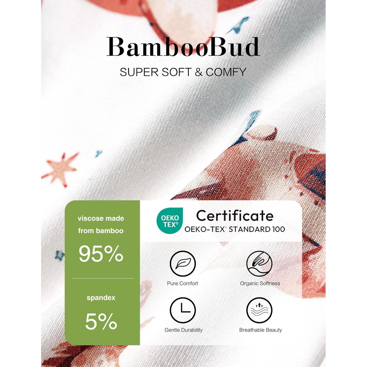 Mono de Bebé Unisex BambooBud 0-3 Meses Manga Corta