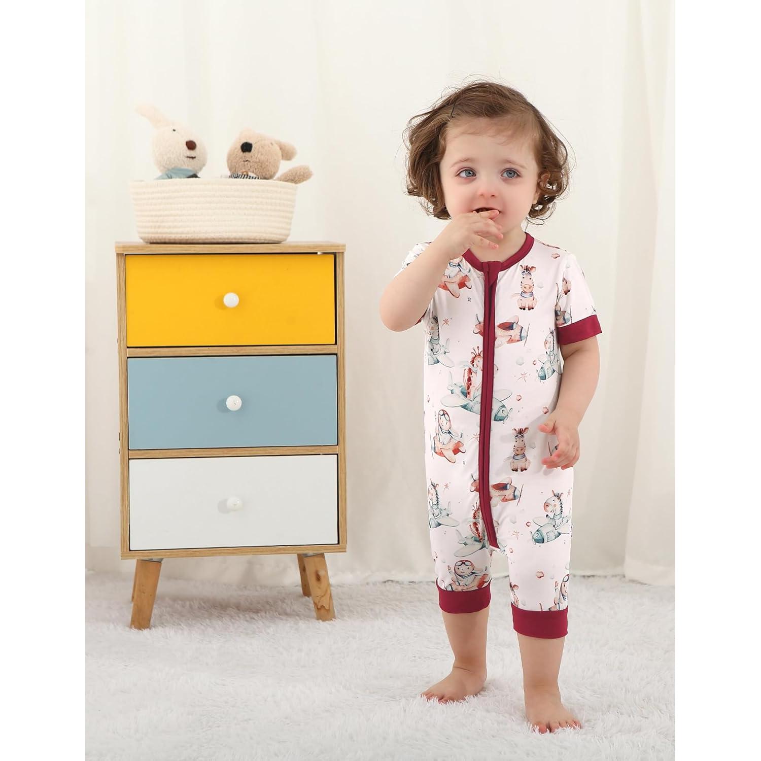 Mono de Bebé Unisex BambooBud 0-3 Meses Manga Corta