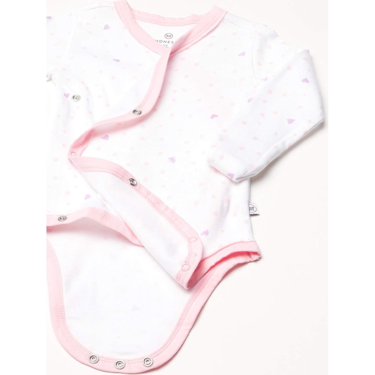 Body de Manga Larga Kimono HonestBaby 3 Piezas Algodón Orgánico