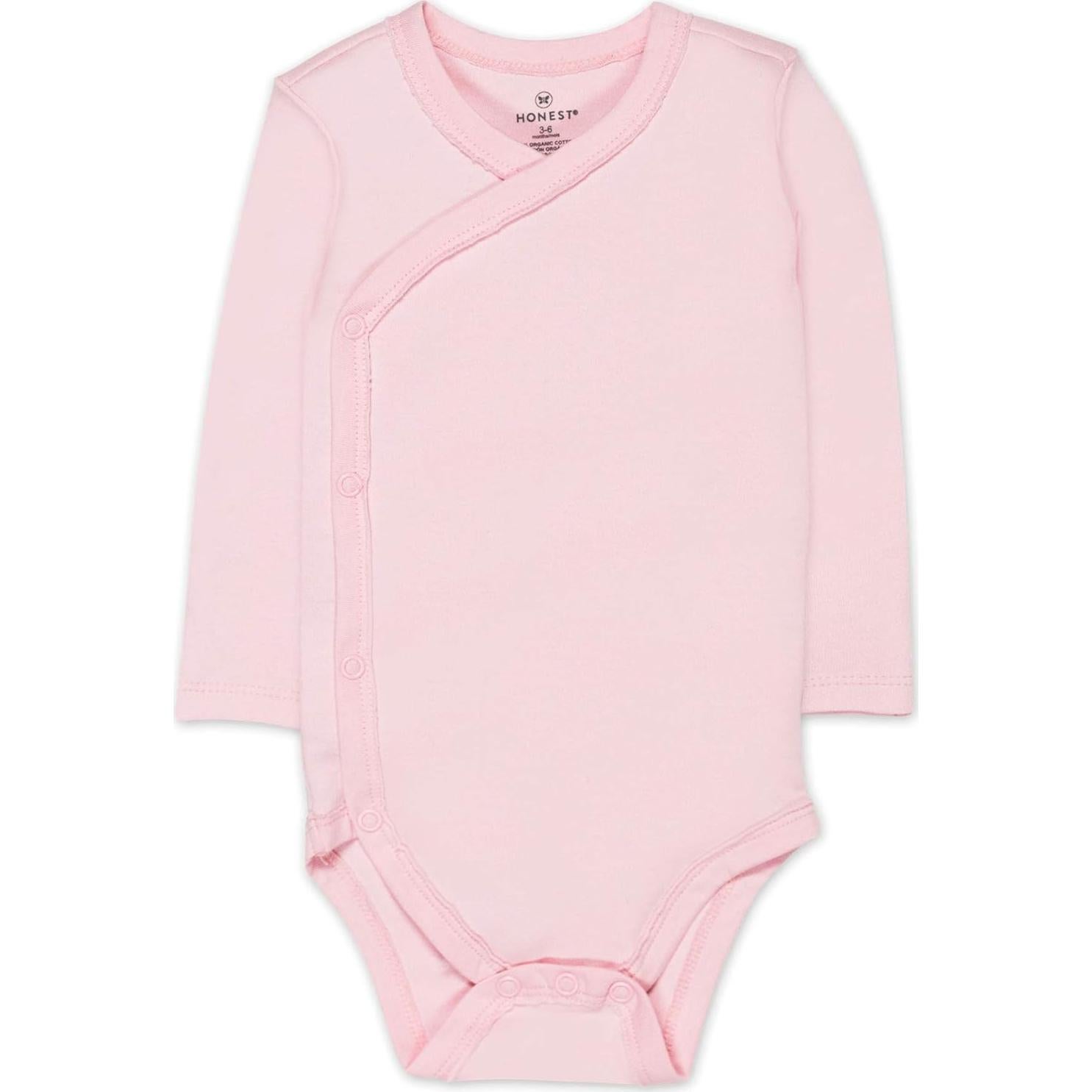 Body de Manga Larga Kimono HonestBaby 3 Piezas Algodón Orgánico