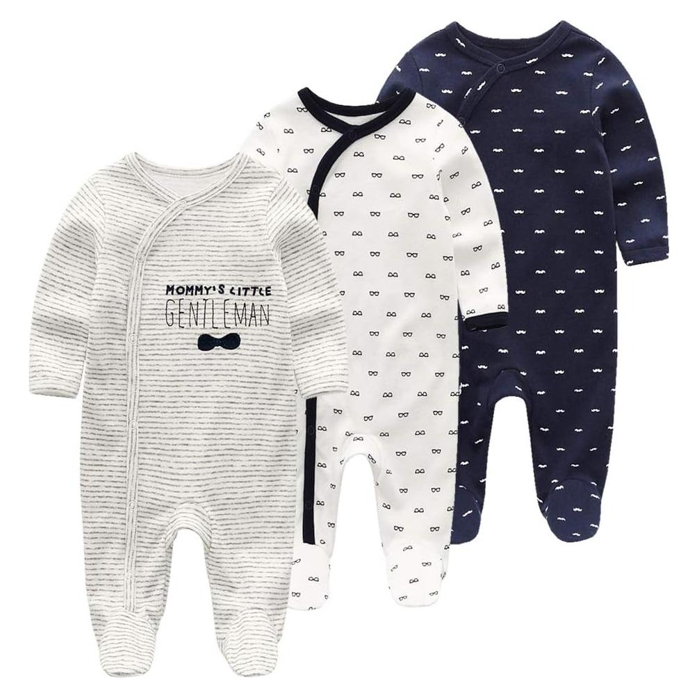Bodysuit Orgánico Chamie 3-Pack Algodón 0-24 Meses Unisex