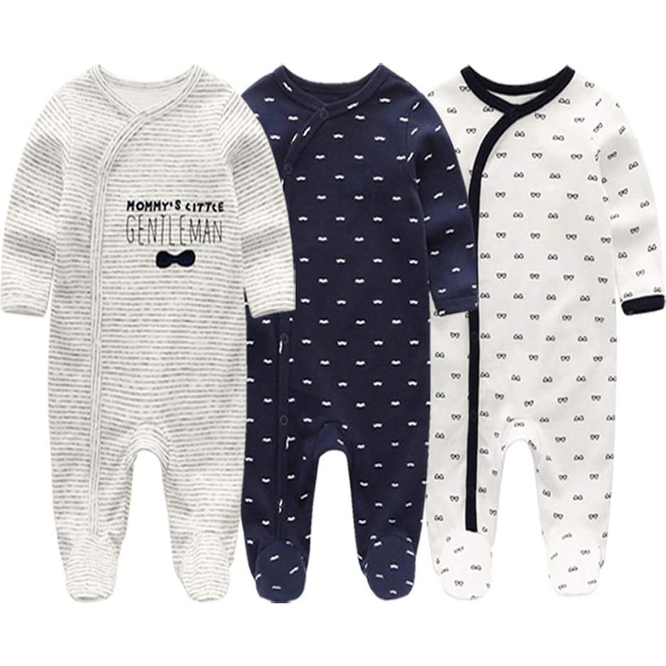 Bodysuit Orgánico Chamie 3-Pack Algodón 0-24 Meses Unisex