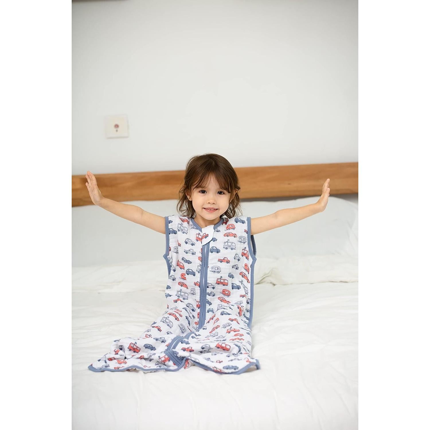 Saco de Sueño Bebé TADO MUSLIN 100% Algodón Orgánico 0.5 TOG