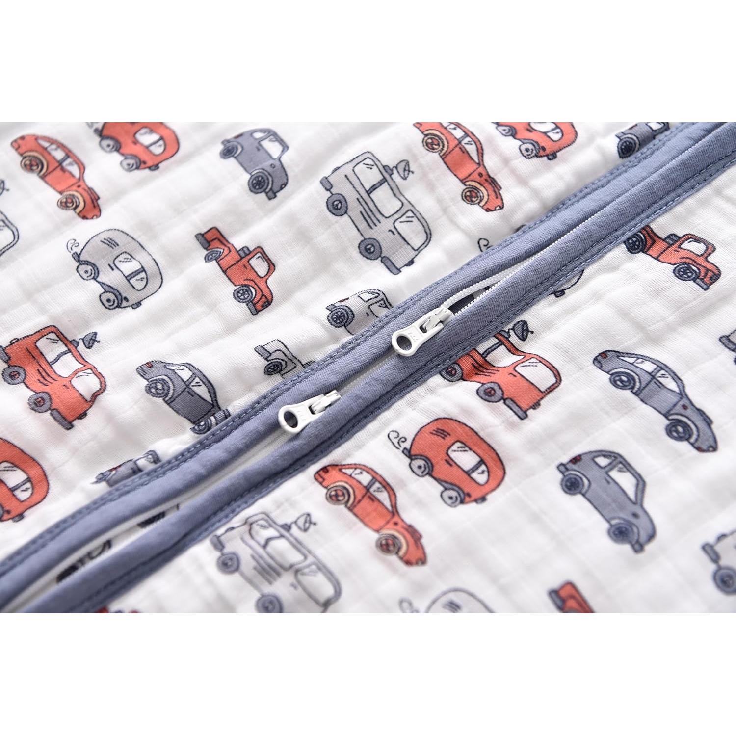 Saco de Sueño Bebé TADO MUSLIN 100% Algodón Orgánico 0.5 TOG