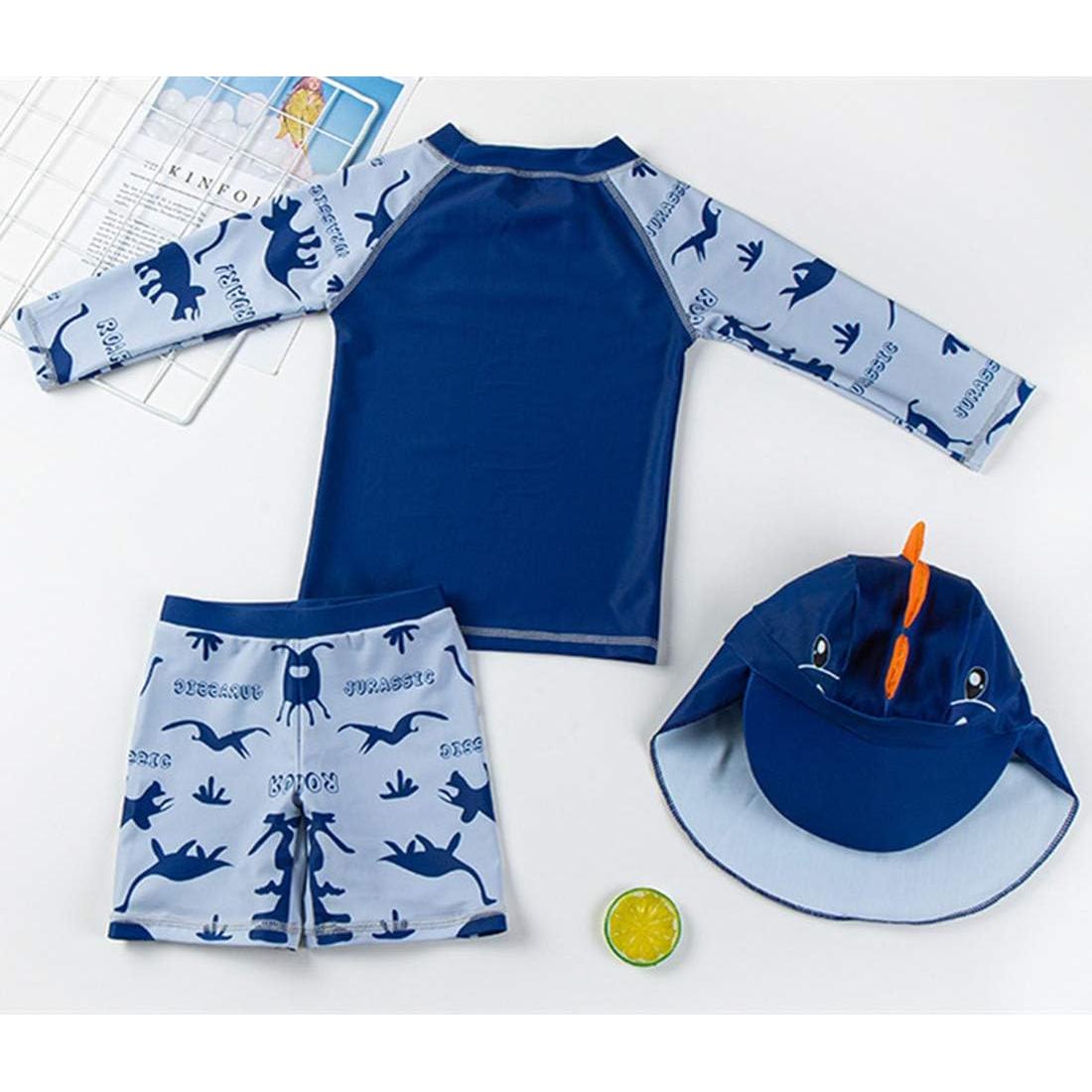 Conjunto de Traje de Baño 3 Piezas Niños UPF 50+ Tiburón