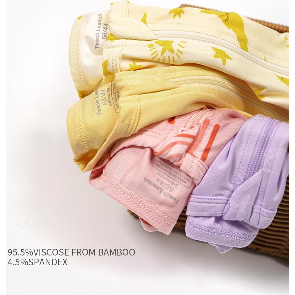 Pijamas de Viscosa de Bambú para Bebés 2 Piezas Verde Dinosaurio