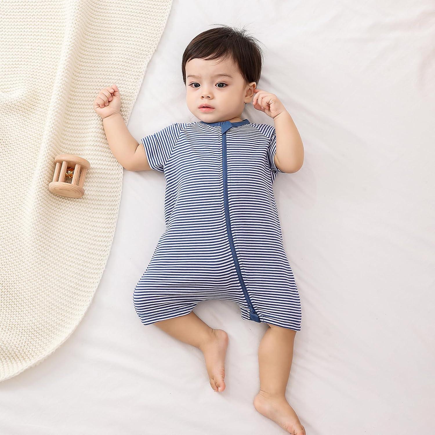 Conjunto de Monos para Bebés Feidoog 2Pack 6-12 Meses Azul